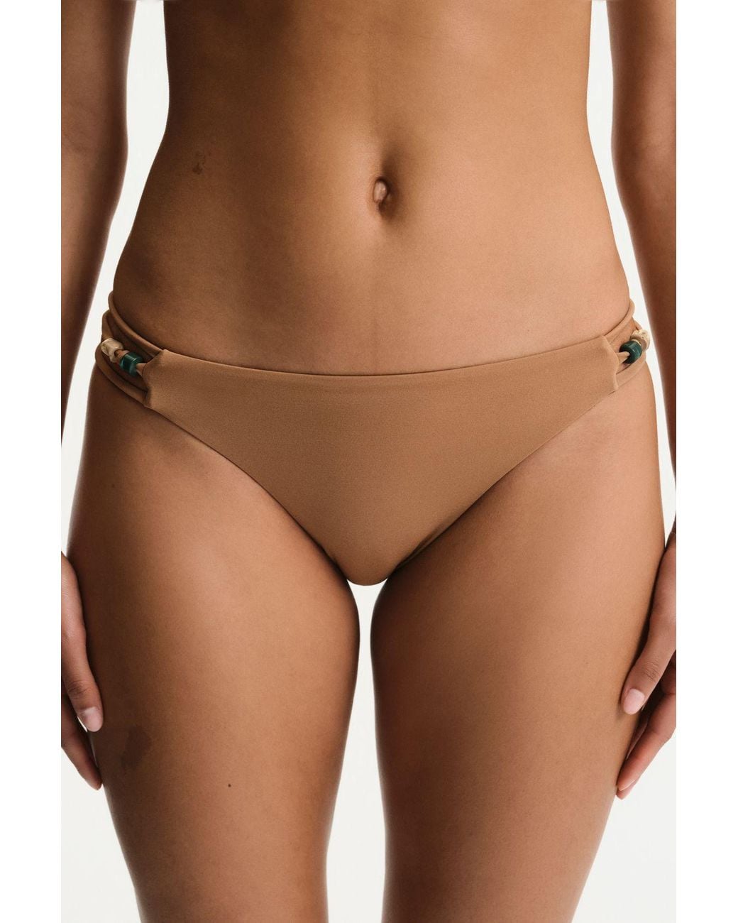 Penti Brown Karla Side Mid Waist Bikini Bottom
