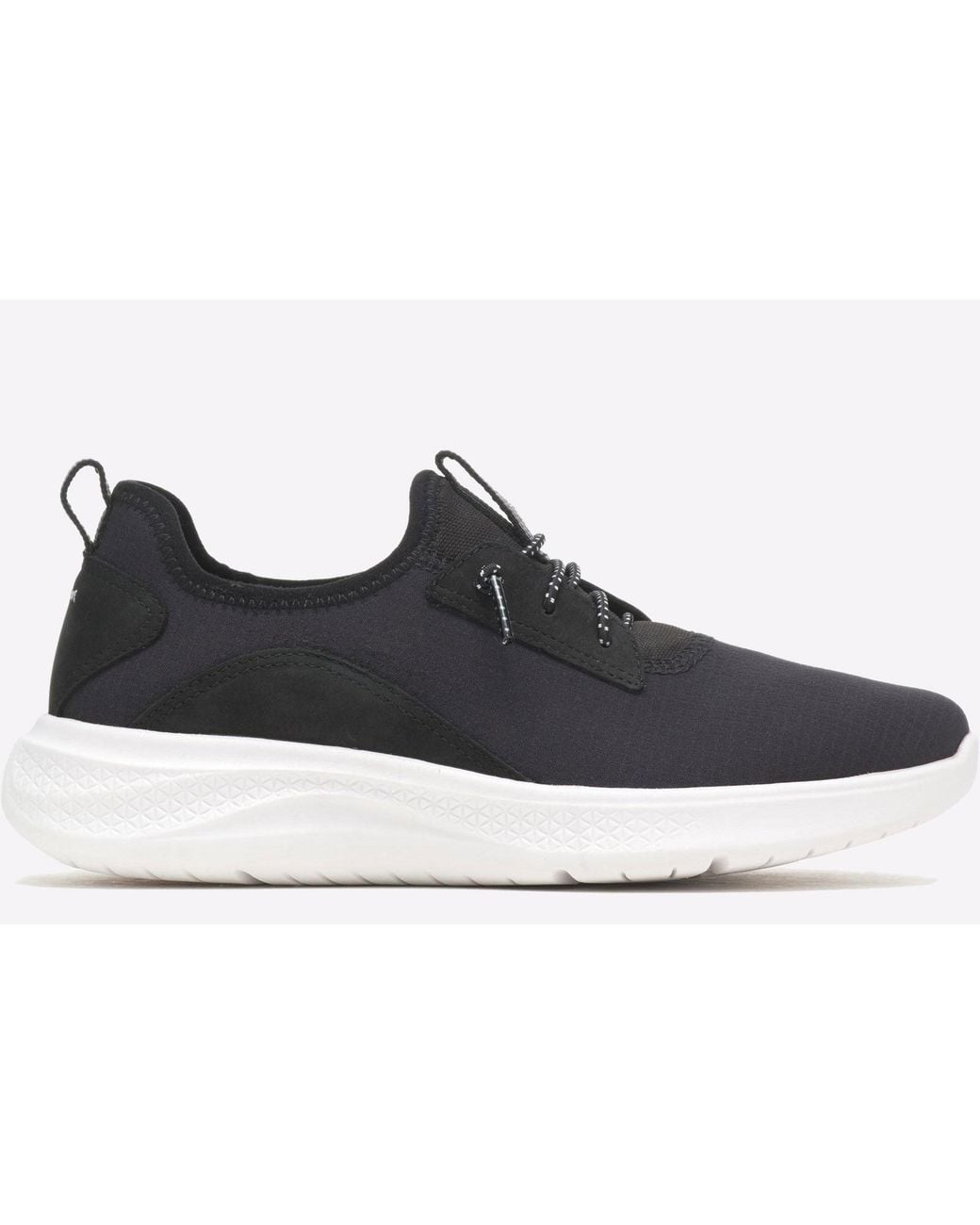 Hush Puppies Black Elevate Leather