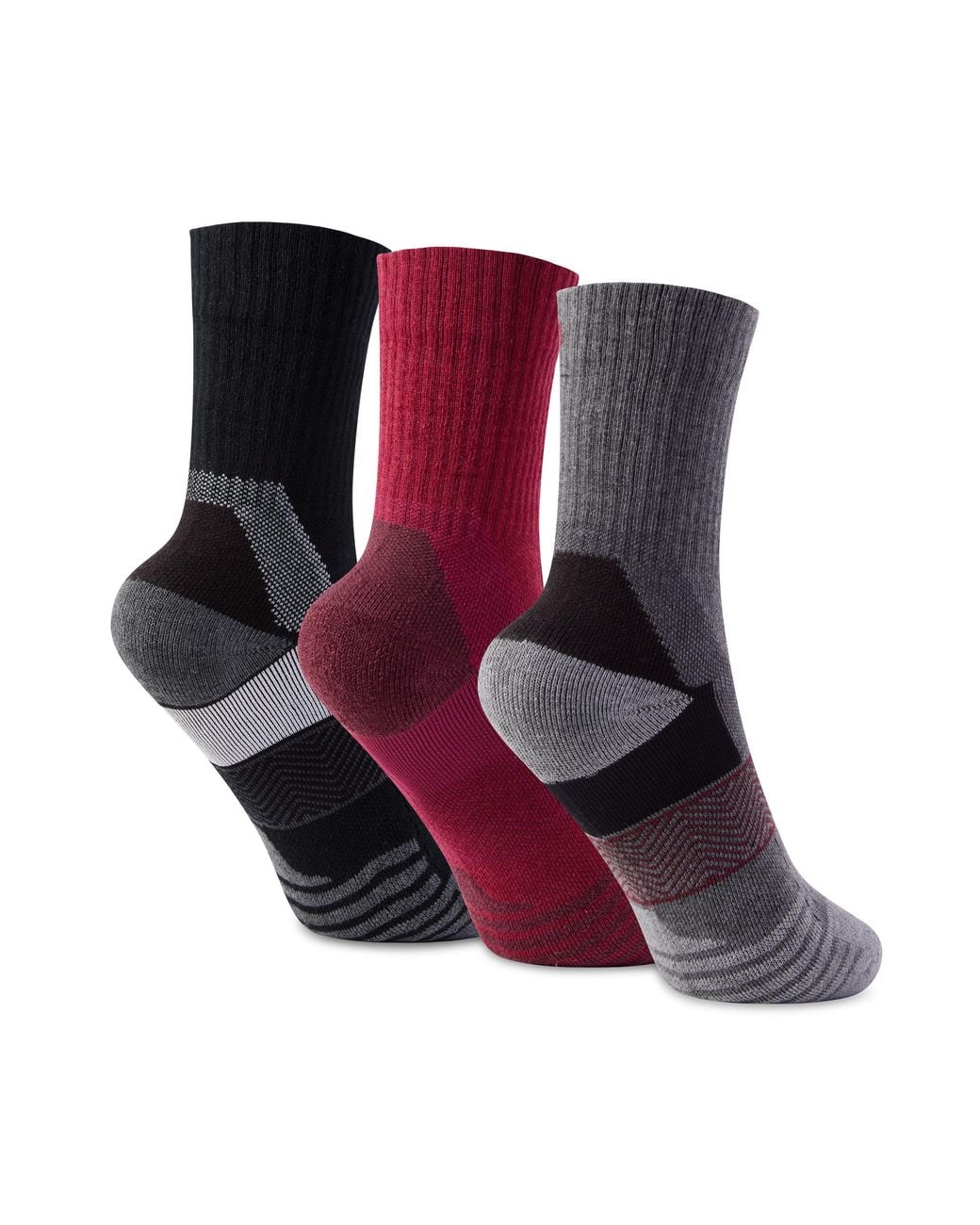 TOG24 Red Wels 3Pack Trek Socks