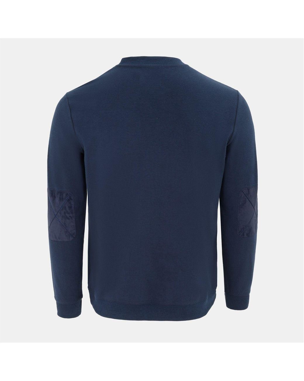Howick Blue Crew Neck Jumper for men