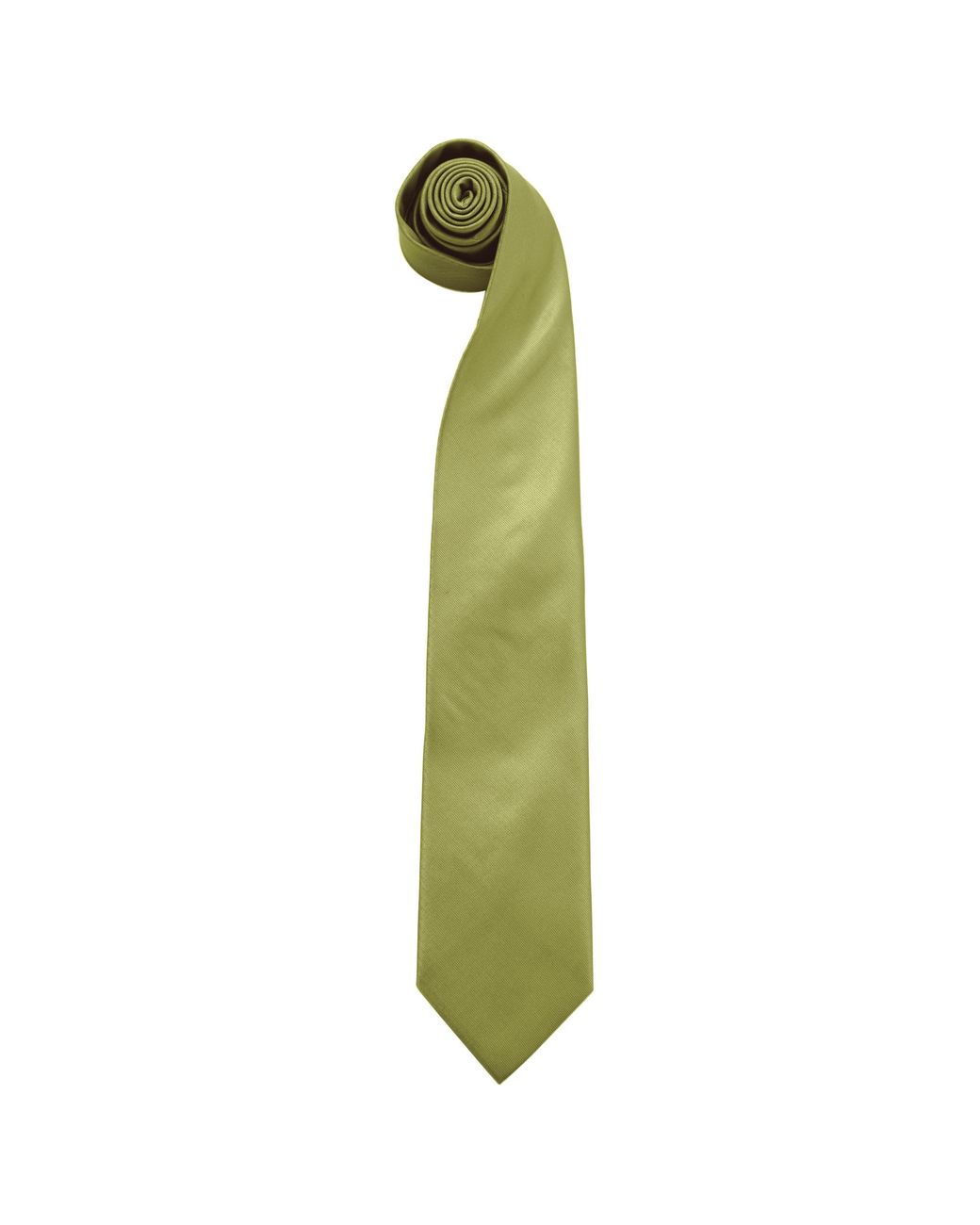 PREMIER Green “Colours” Plain Fashion Business Tie (Pack Of 2) (Grass) for men