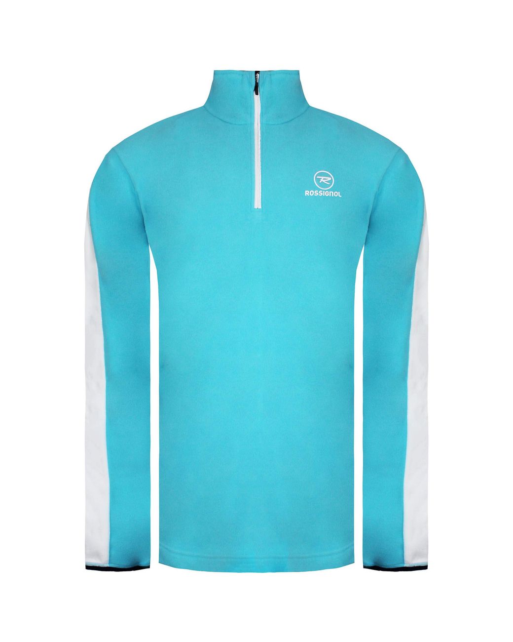 Rossignol Blue Long Sleeve Half Zip Up Micro Fleece Sweaters Rl3Ml12 771 for men