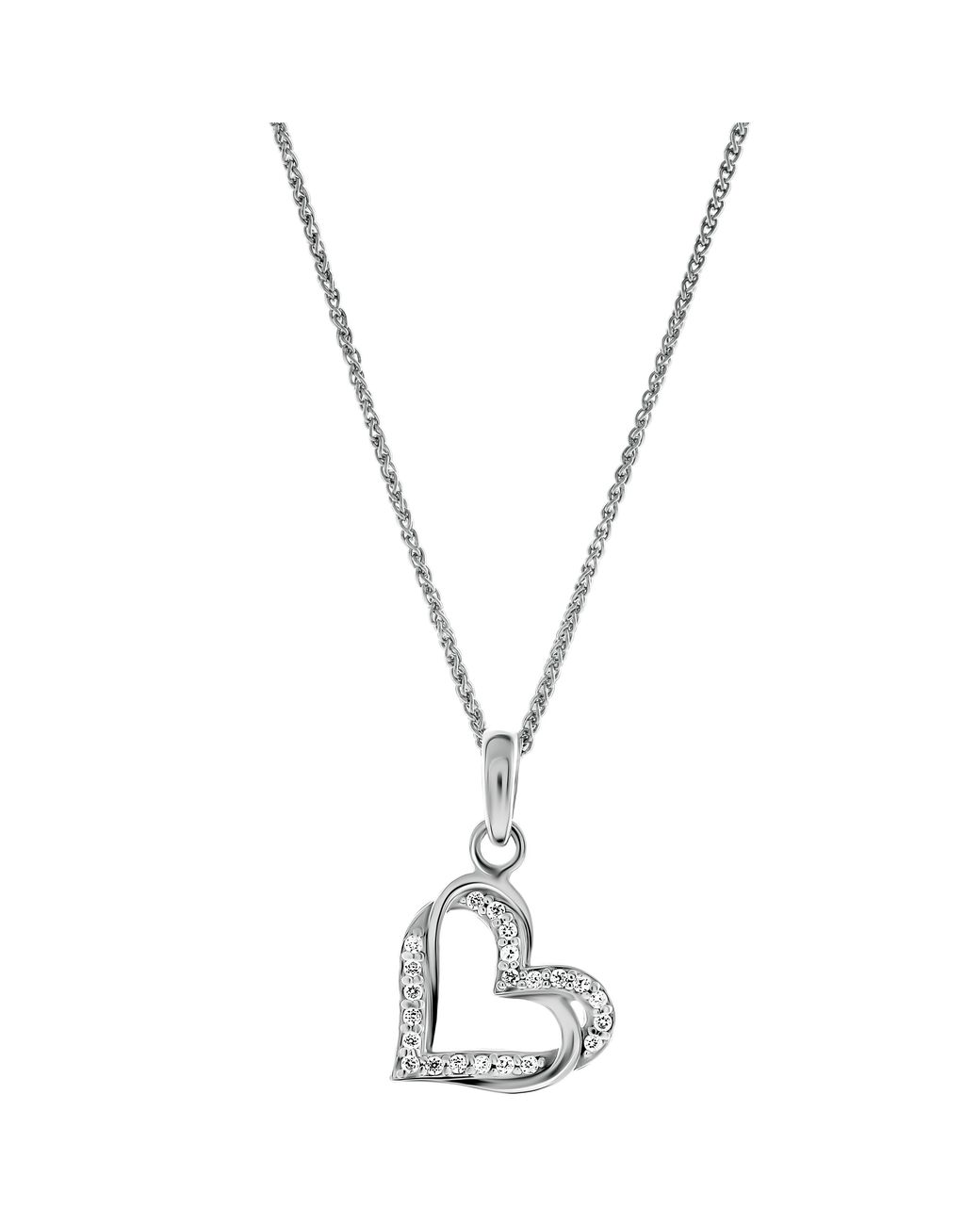 Orphelia Metallic 'Cecilia' 925 Sterling Set: Necklace + Earrings + Ring