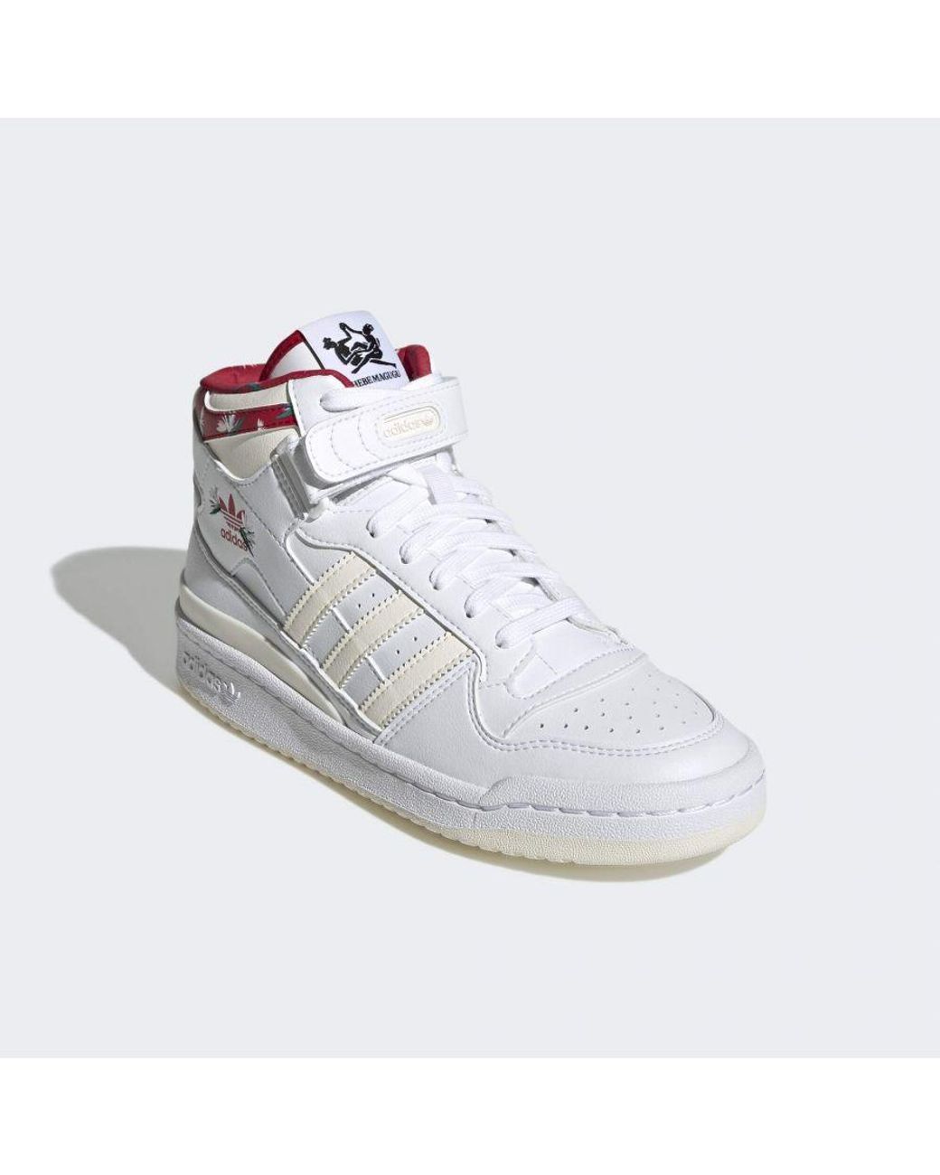 Adidas Originals White Forum Mid Thebe Magugu Shoes