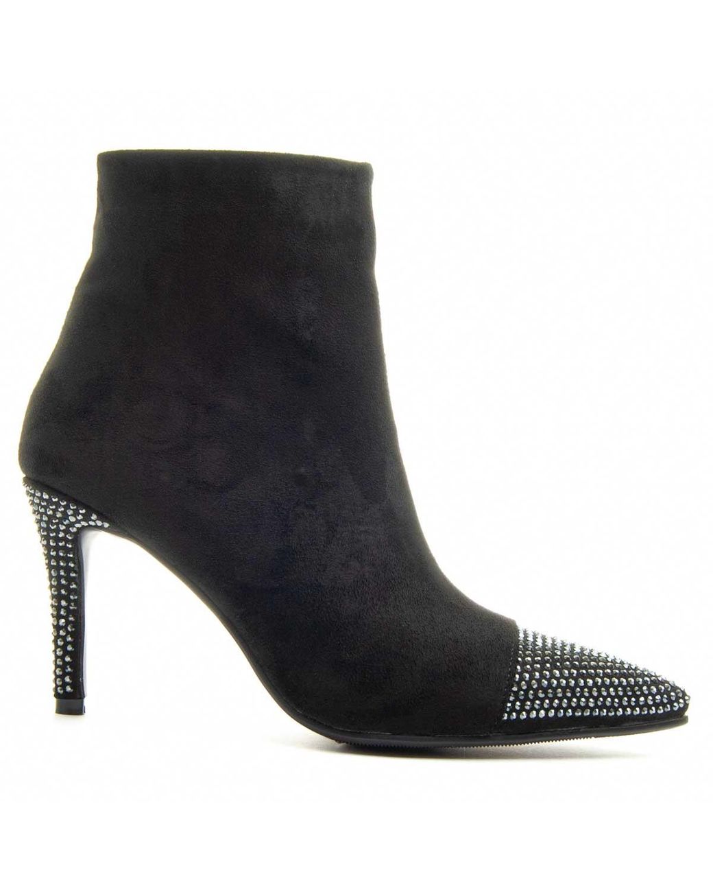 Montevita Black Heeled Ankle Boot Punternt