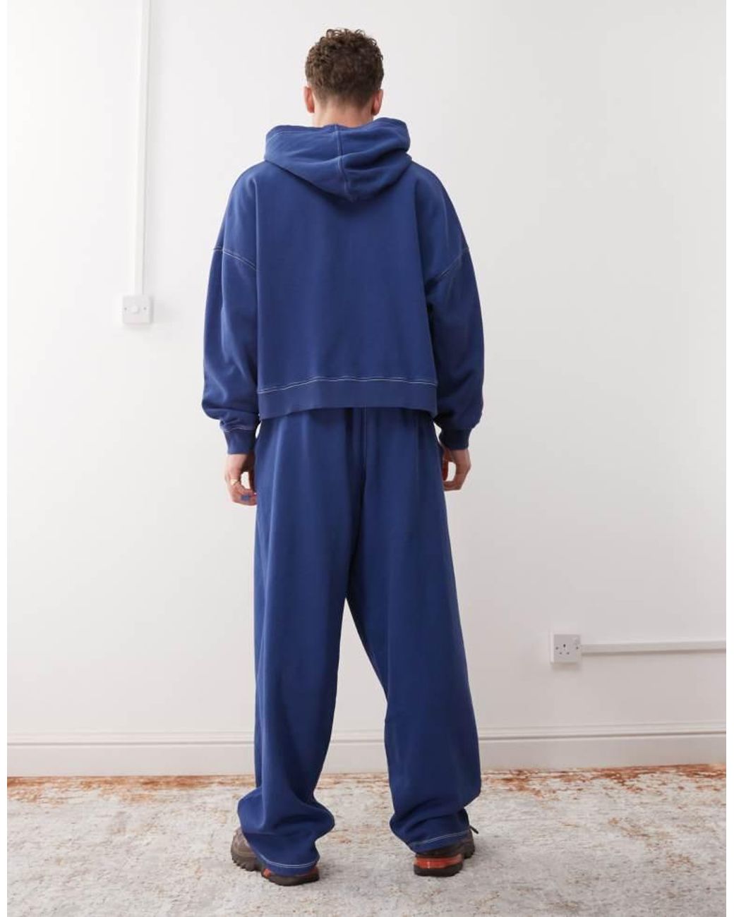 Collusion Blue Baggy Relaxed Jogger for men