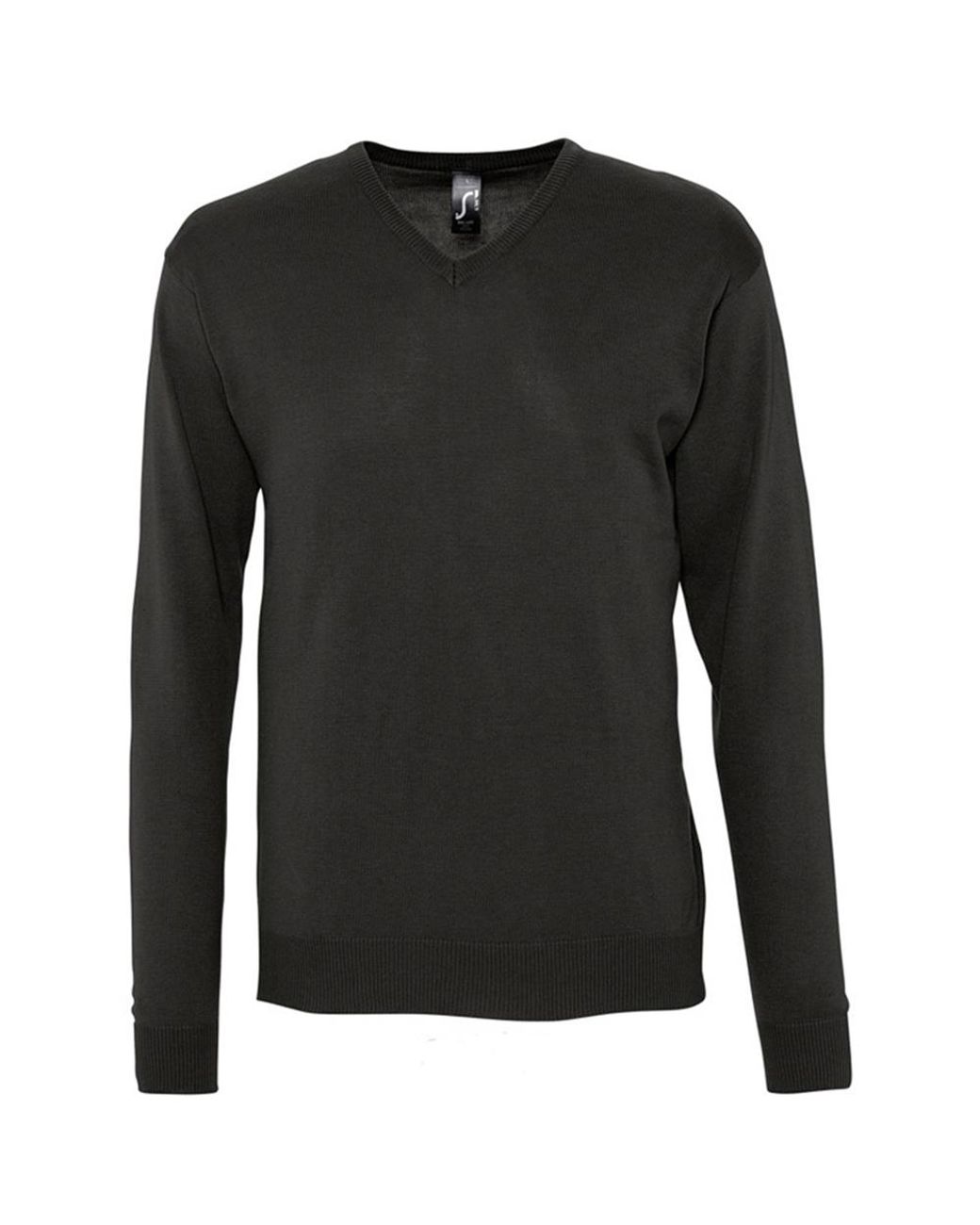 Sol's Black Galaxy V Neck Sweater for men
