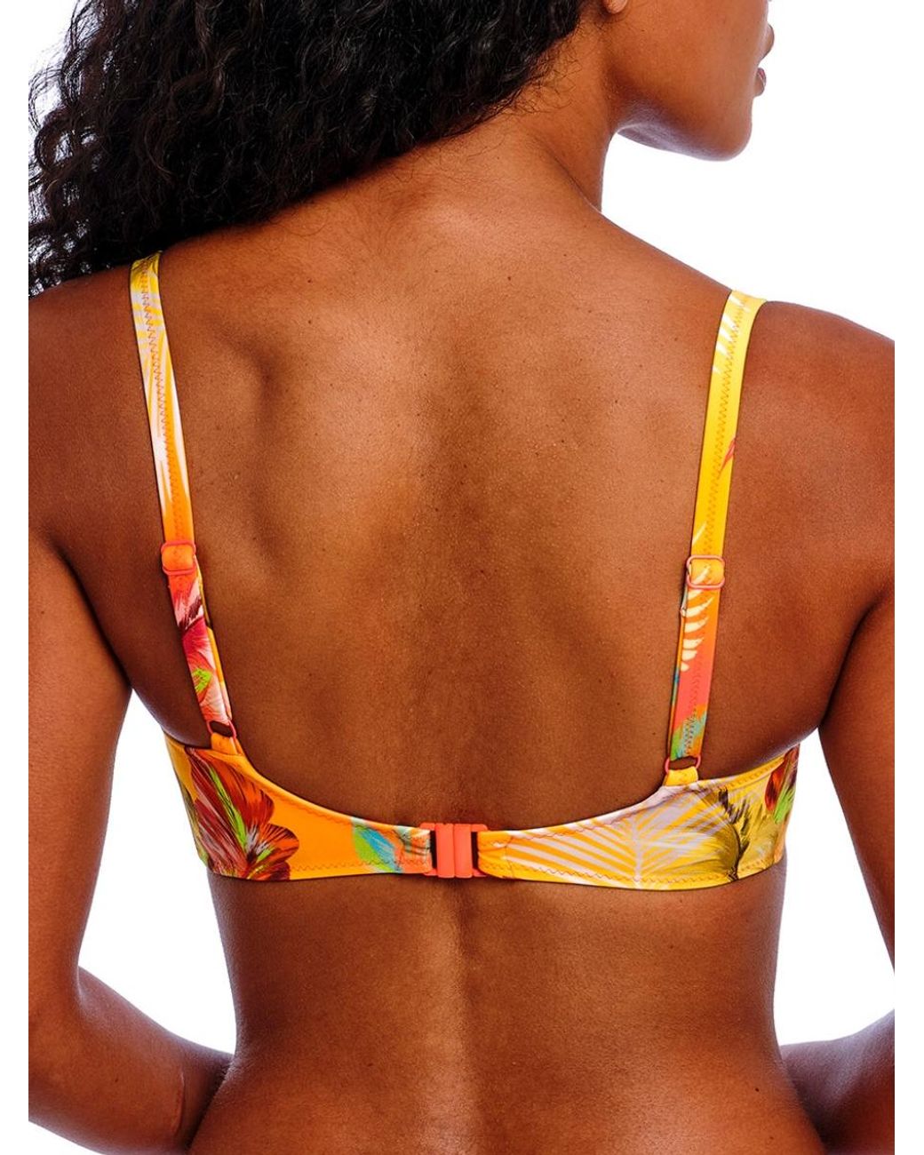 Freya Orange Miami Sunset Plunge Bikini Top