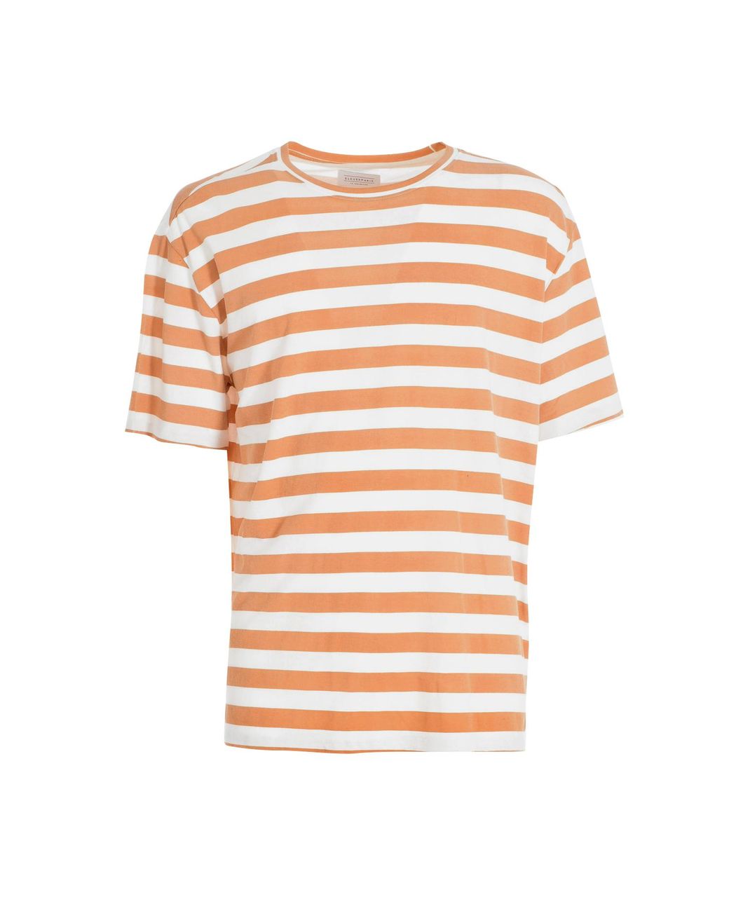 ELEVEN PARIS Orange Aziz Round Neck Short Sleeve T-Shirt 17S1Ts296