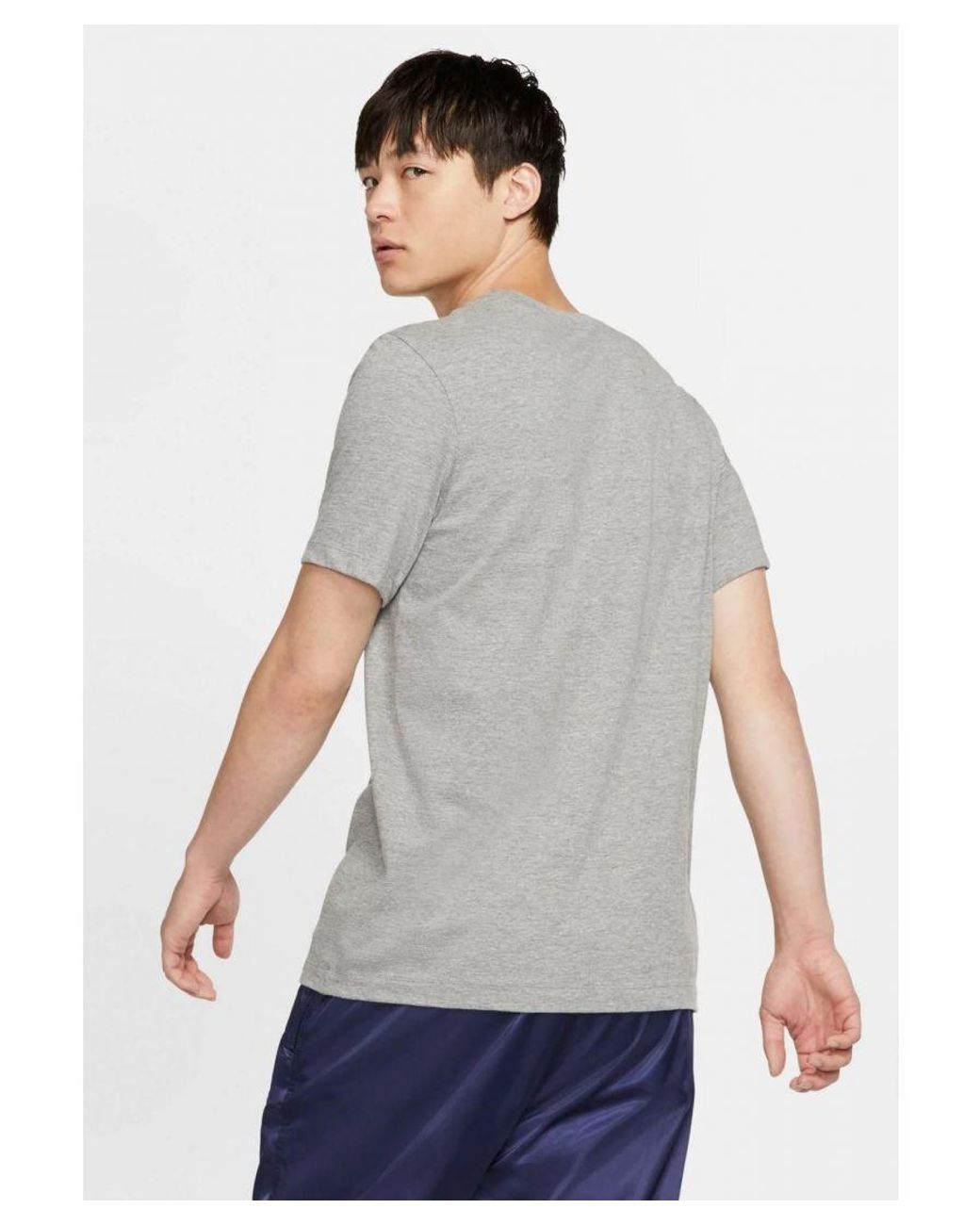 Nike Gray M J Jumpman Ss Crew T Shirt for men