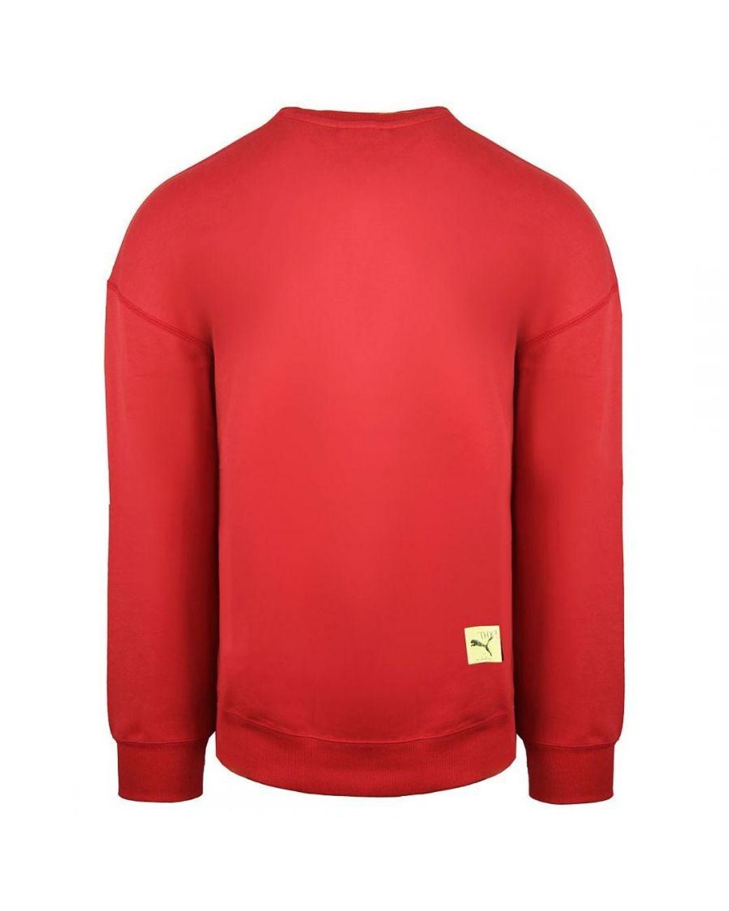 PUMA Red X Michael Lau Long Sleeve Crew Neck Graphic Sweatshirt 530351 22 Cotton for men