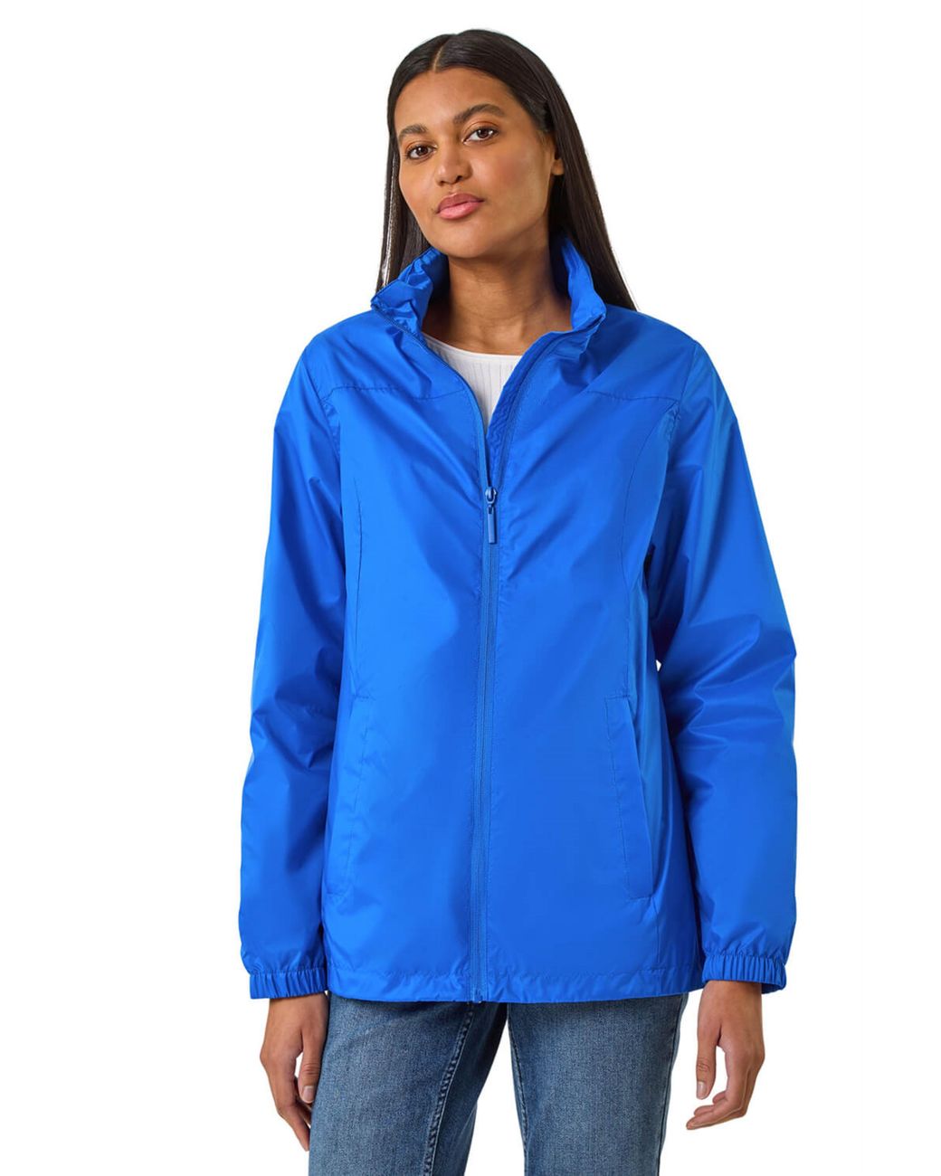 Roman Blue Shower Resistant Jacket