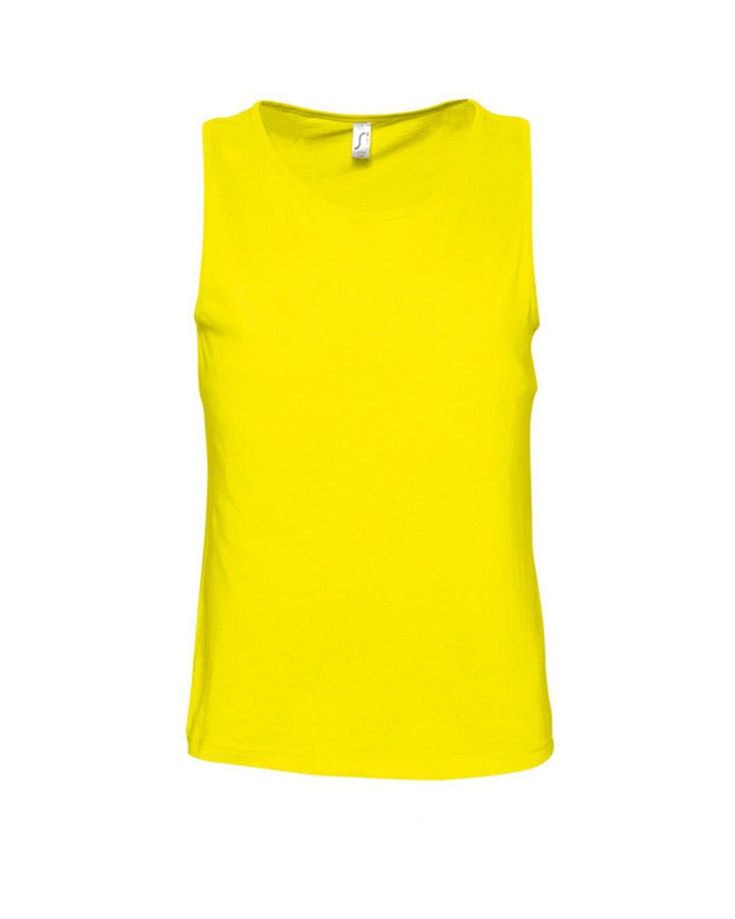 Sol's Yellow Justin Sleeveless Tank Vest Top (Lemon) for men