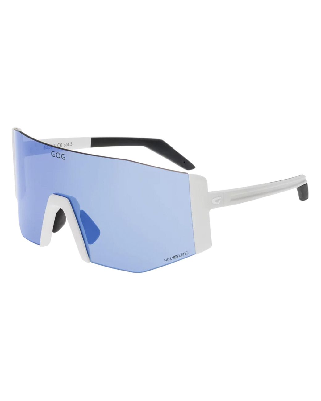 G.O.D Eyewear Blue Uv400 Hdx Contrast Cycling Sunglasses With Mirror Scratch-Resistant Lens