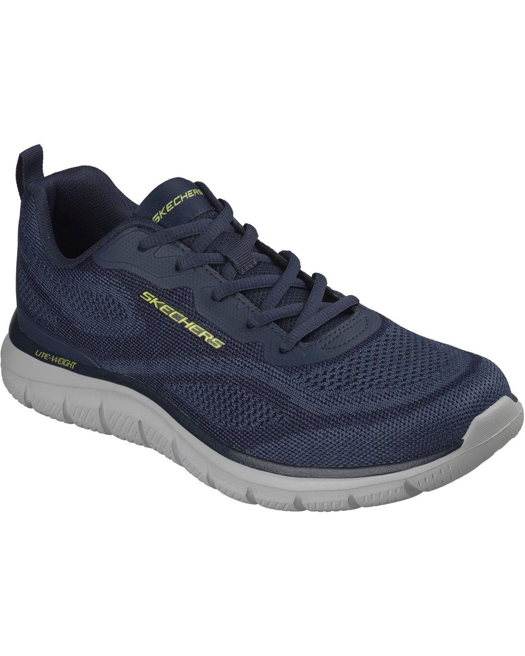 Skechers Blue Track Pohlter Textile Trainers for men