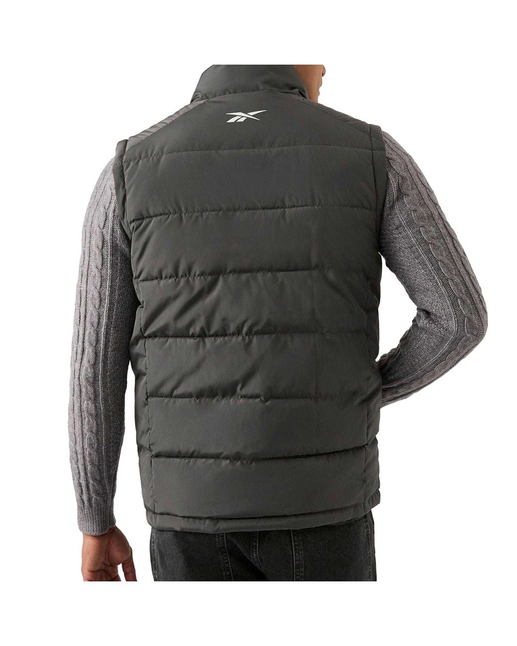 Reebok Gray Reversible Gilet for men