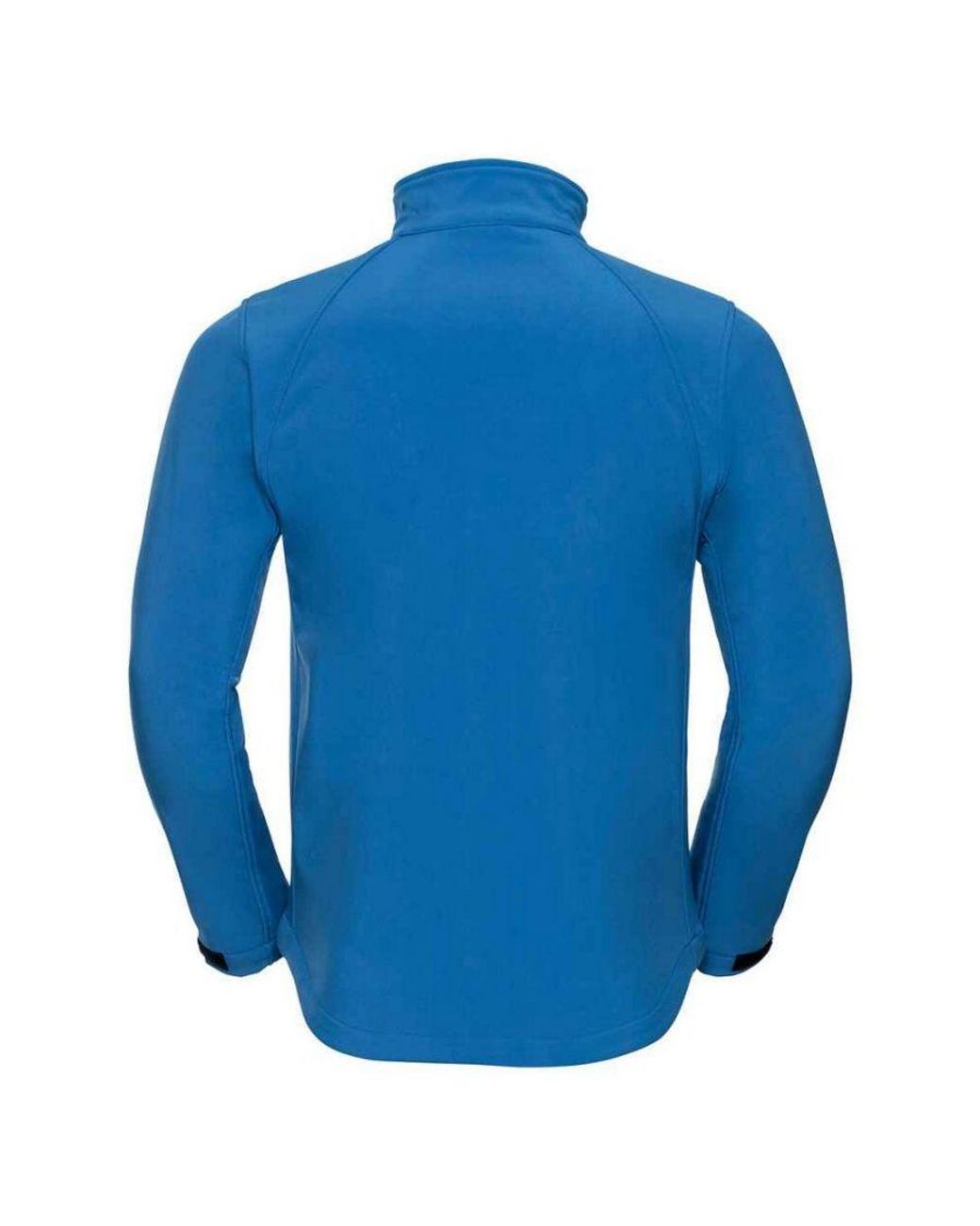 Russell Blue Plain Soft Shell Jacket (Azure) for men