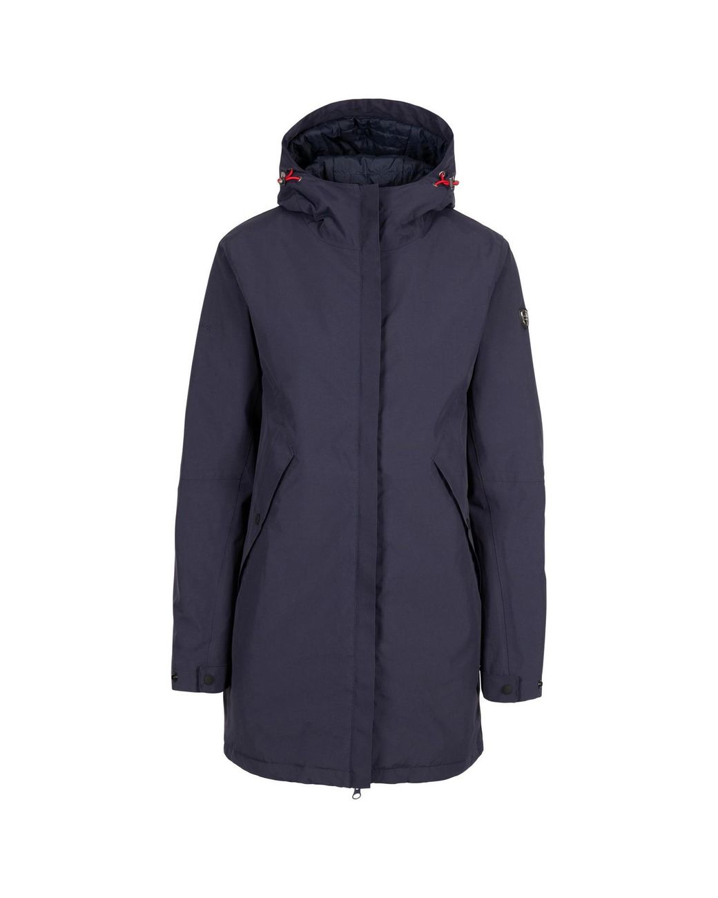 Trespass Blue Ladies Overcast Tp75 Waterproof Jacket