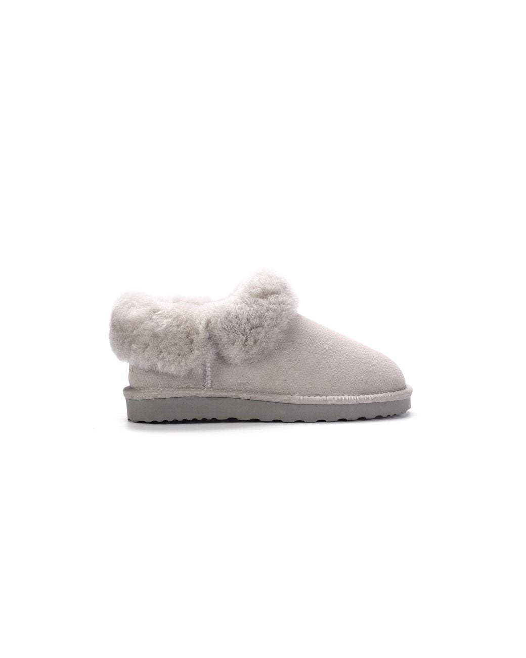 Aus Wooli Gray Australia Coogee Ankle Slippers