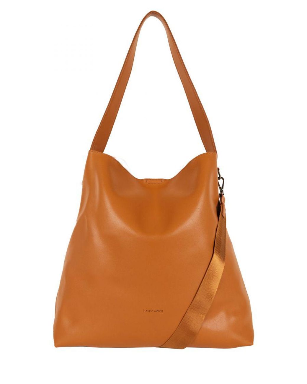 Claudia Canova Brown Mono Tote Bag