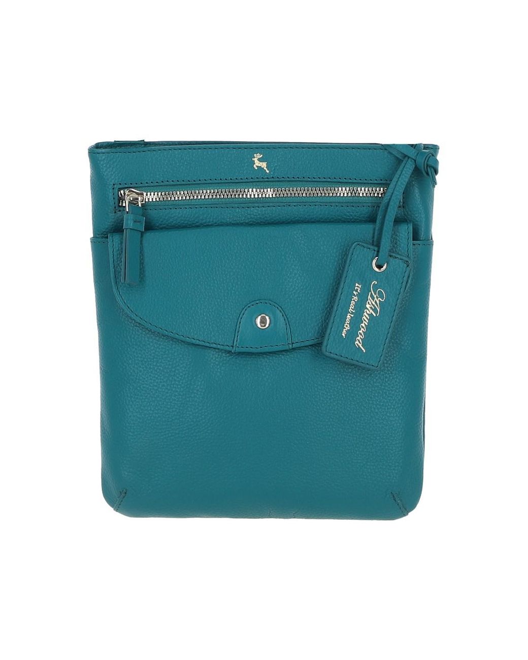 Ashwood Leather Blue 'Five Cb' Real Cross Body Bag