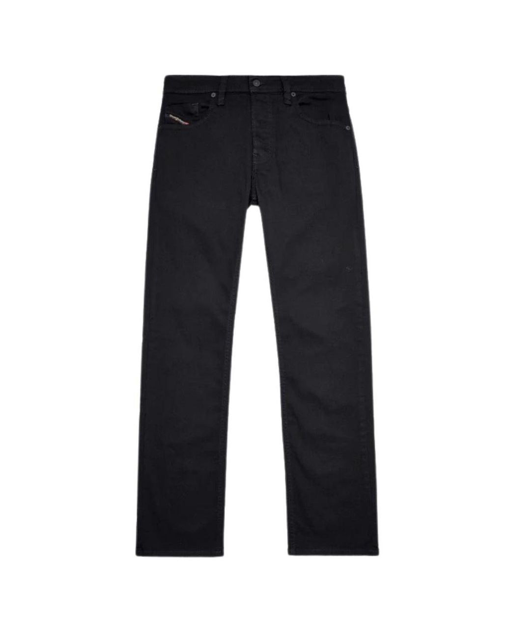 DIESEL Blue Larkee-X Straight Fit Denim Jeans Cotton for men