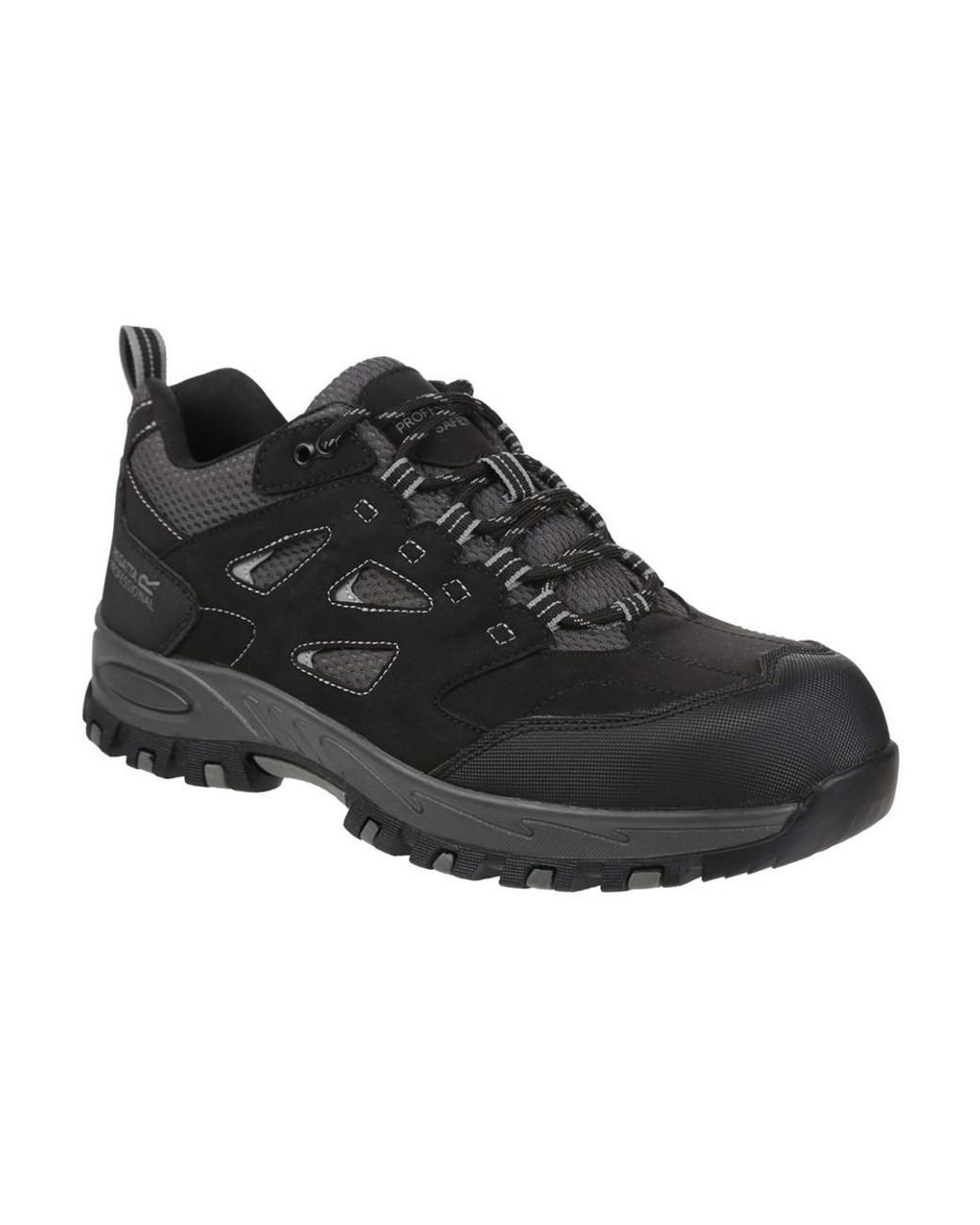 Regatta Black Mudstone Safety Trainers /Granite) for men