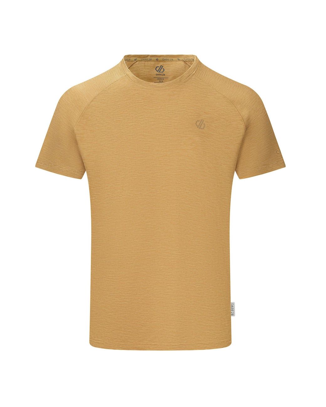 Dare 2b Yellow Persist Marl T-Shirt (Wood) for men