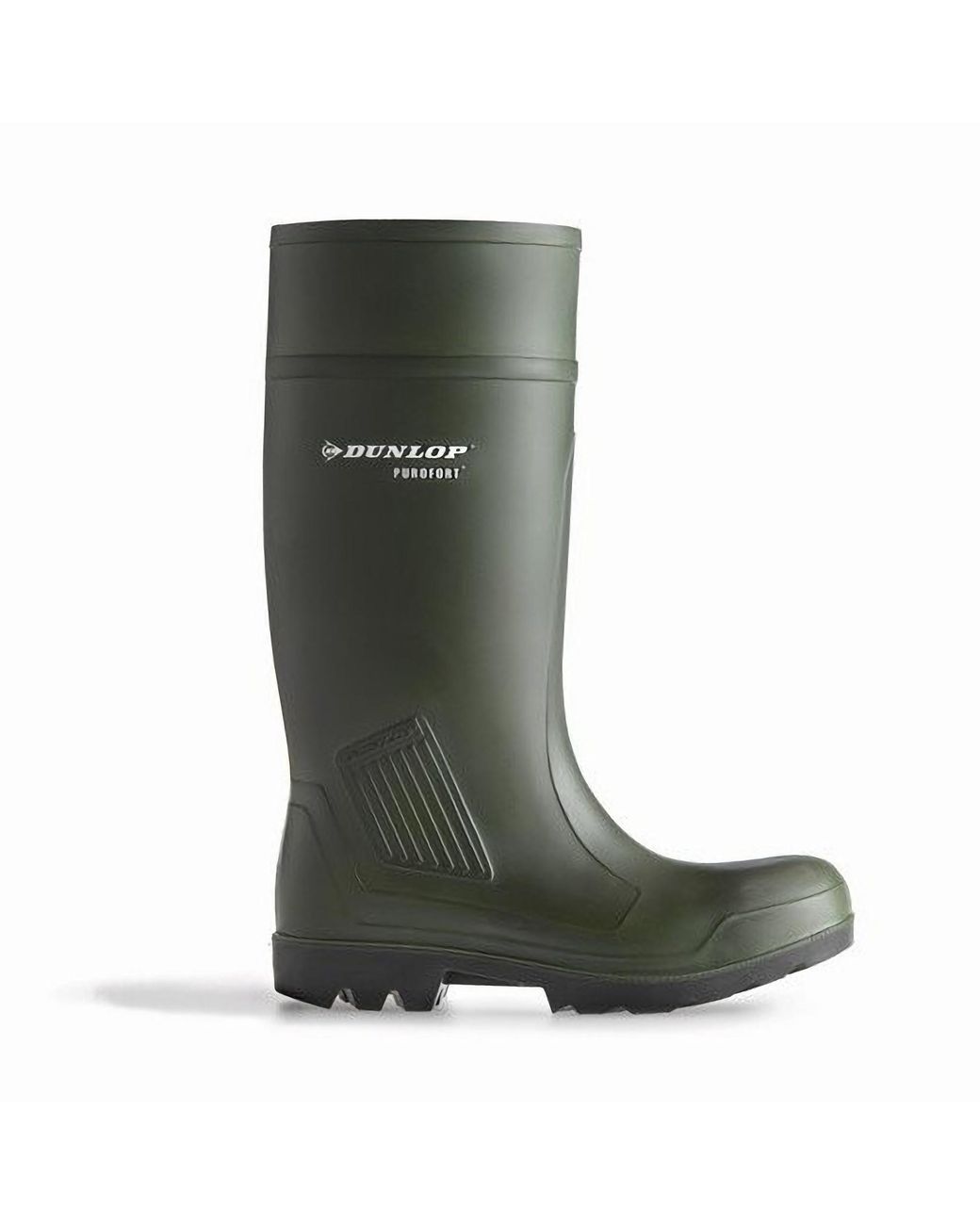 Dunlop Green D460933 Purofort Pro Non-Safety Boots Plain Rubber Wellingtons for men
