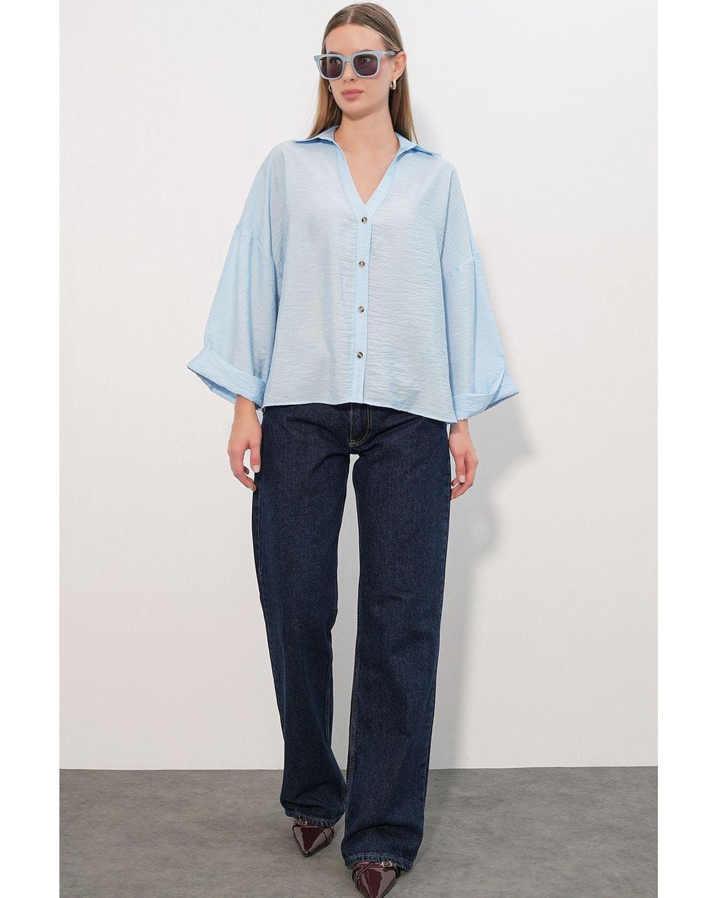 Bigdart White Viscose-Nylon Shirt