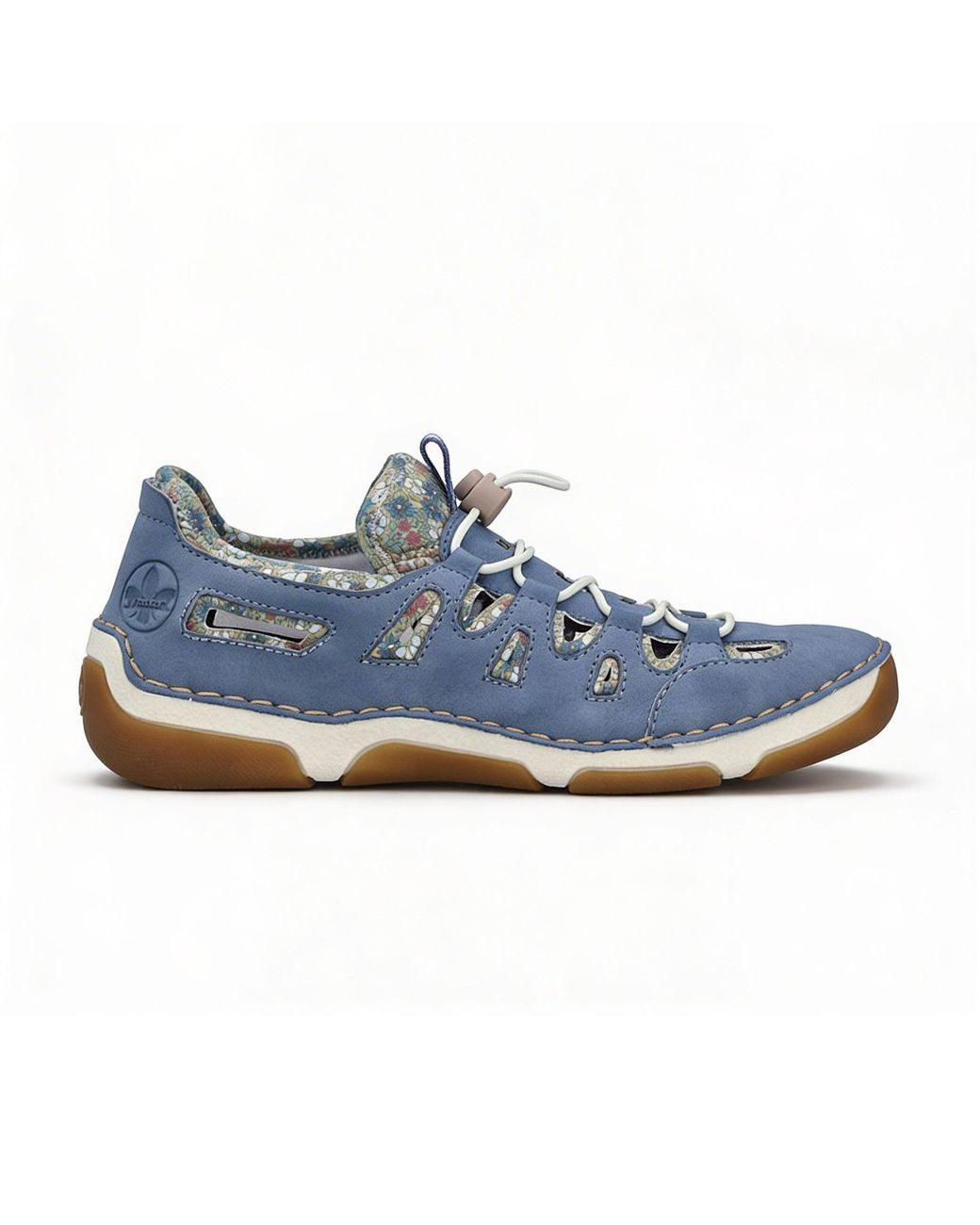 Rieker Blue 55956 Comfort Shoes Sky