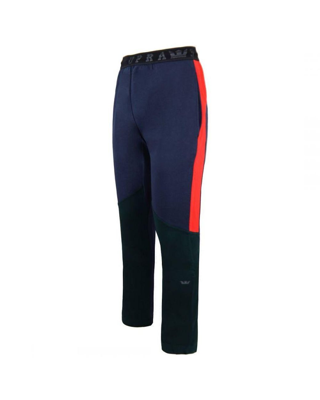 Supra Blue Stretch Waist Graphic Logo Track Pants 102554 320 Cotton for men