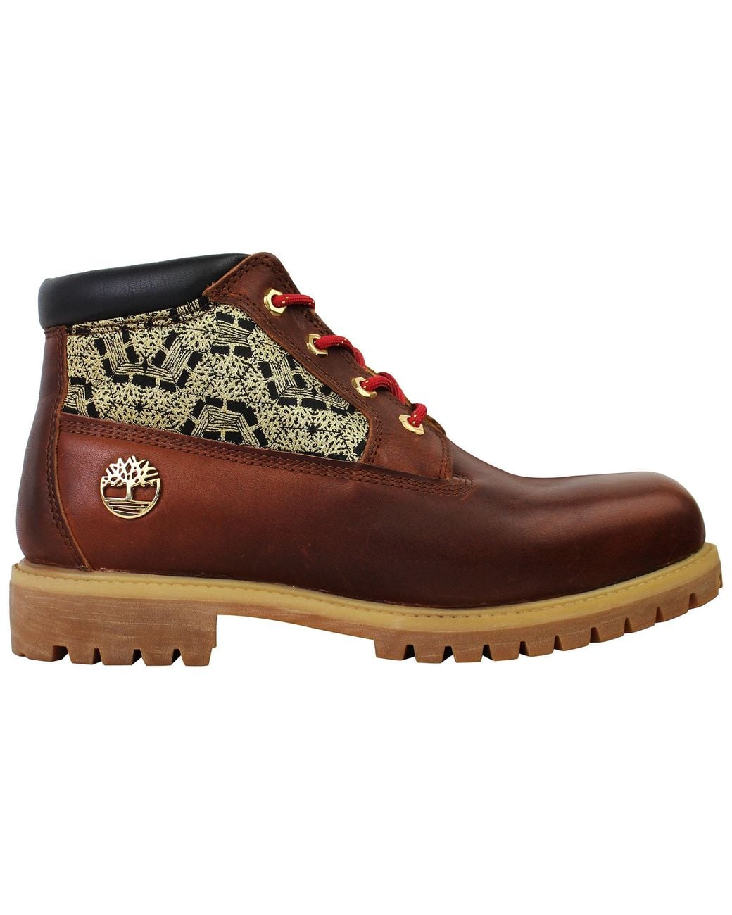 Timberland Brown Premium Chukka Boots Nubuck for men