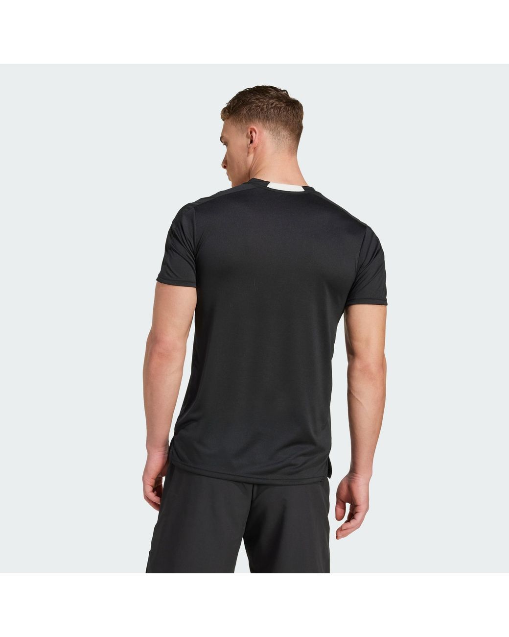 Adidas Originals Black Designed-For-Training Legacy Tee for men