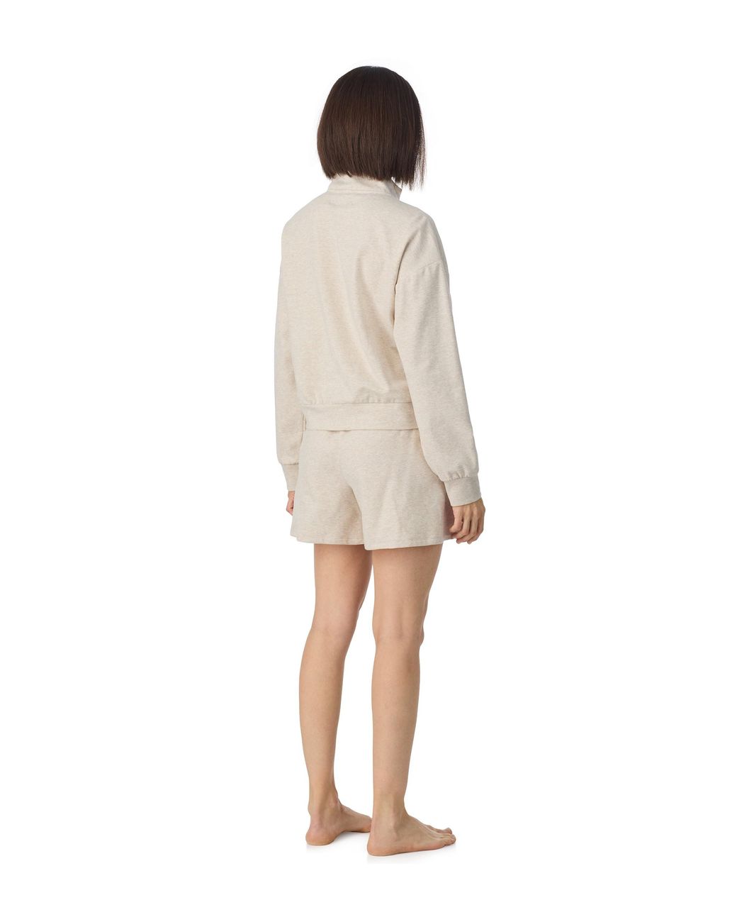 DKNY White Long Sleeve Top And Boxer Pyjama Set