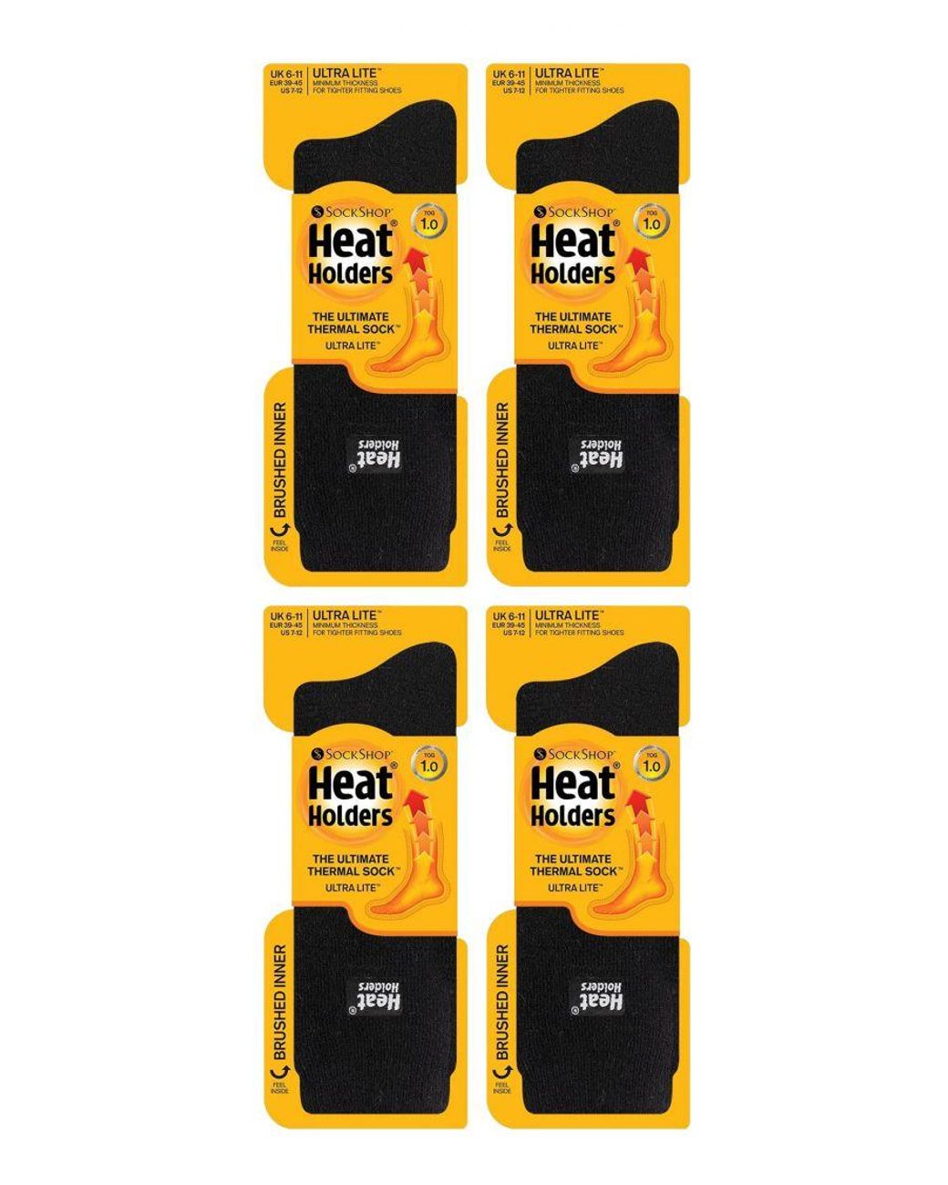 Heat Holders Black Ultra Lite for men