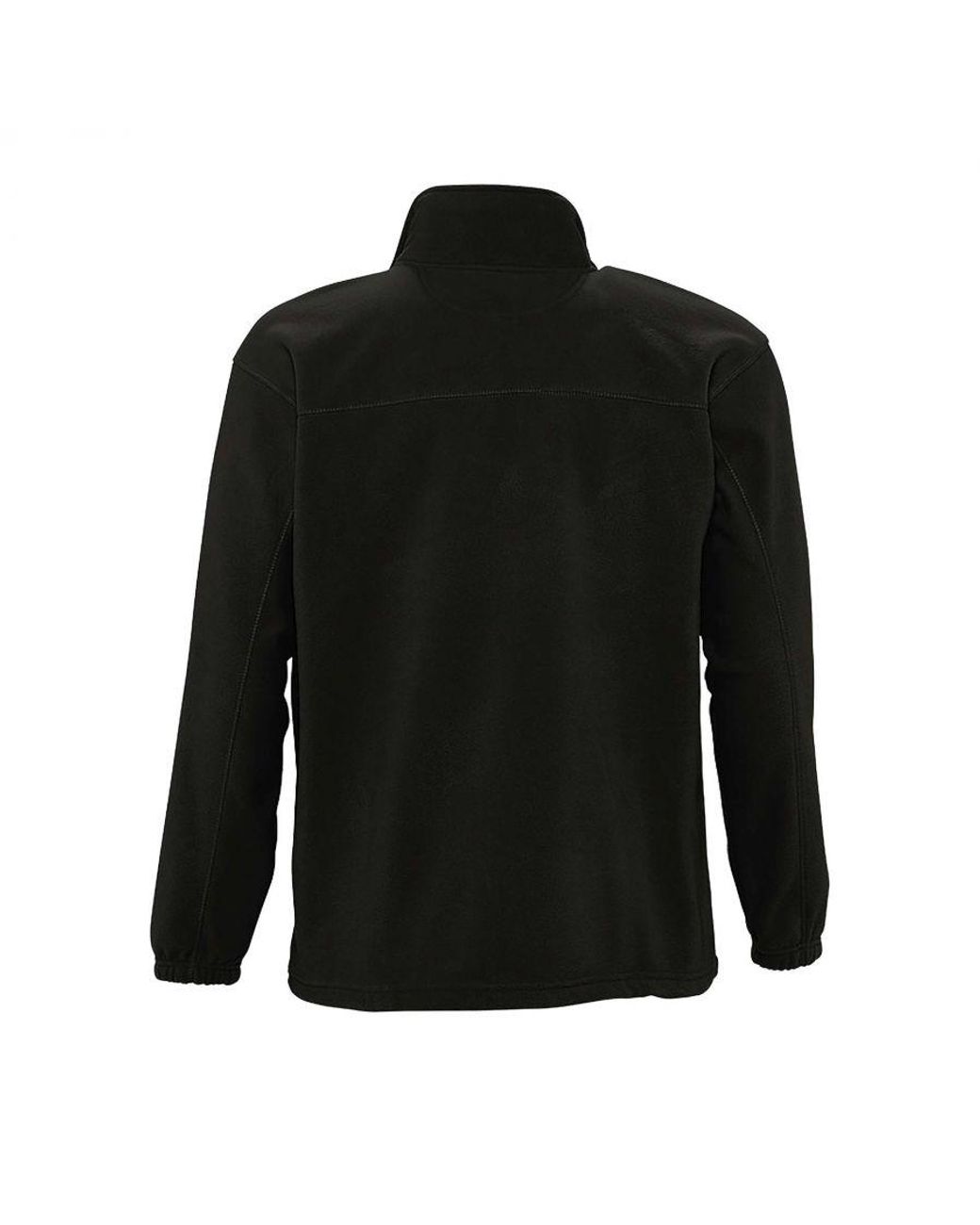 Sol's Black North Full Zip Outdoor Fleece Jacket for men