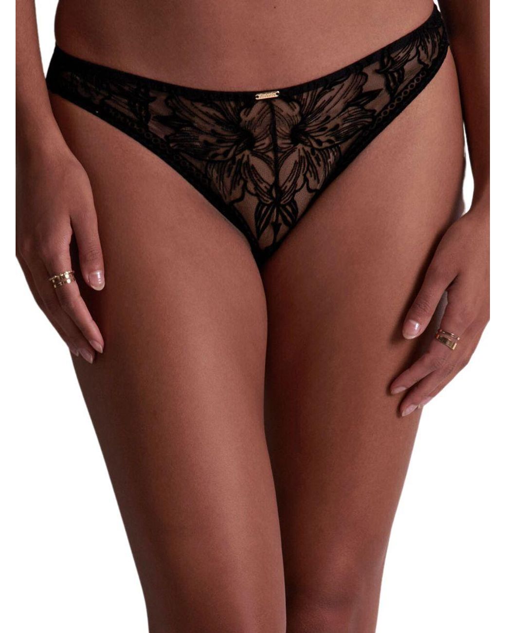 Aubade Brown Coeur A Corps Italian Brief