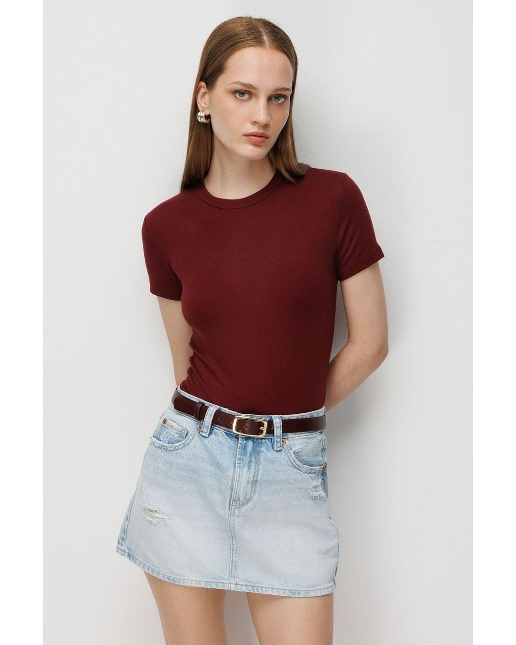 MixRay Red Cotton Tank Top