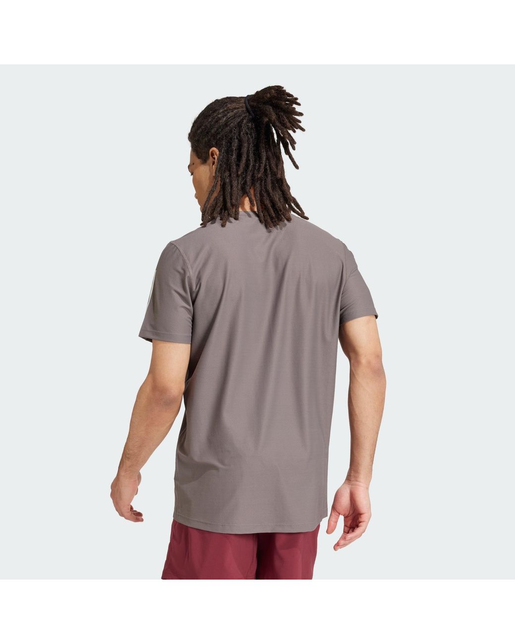 Adidas Originals Gray Own The Run Tee for men