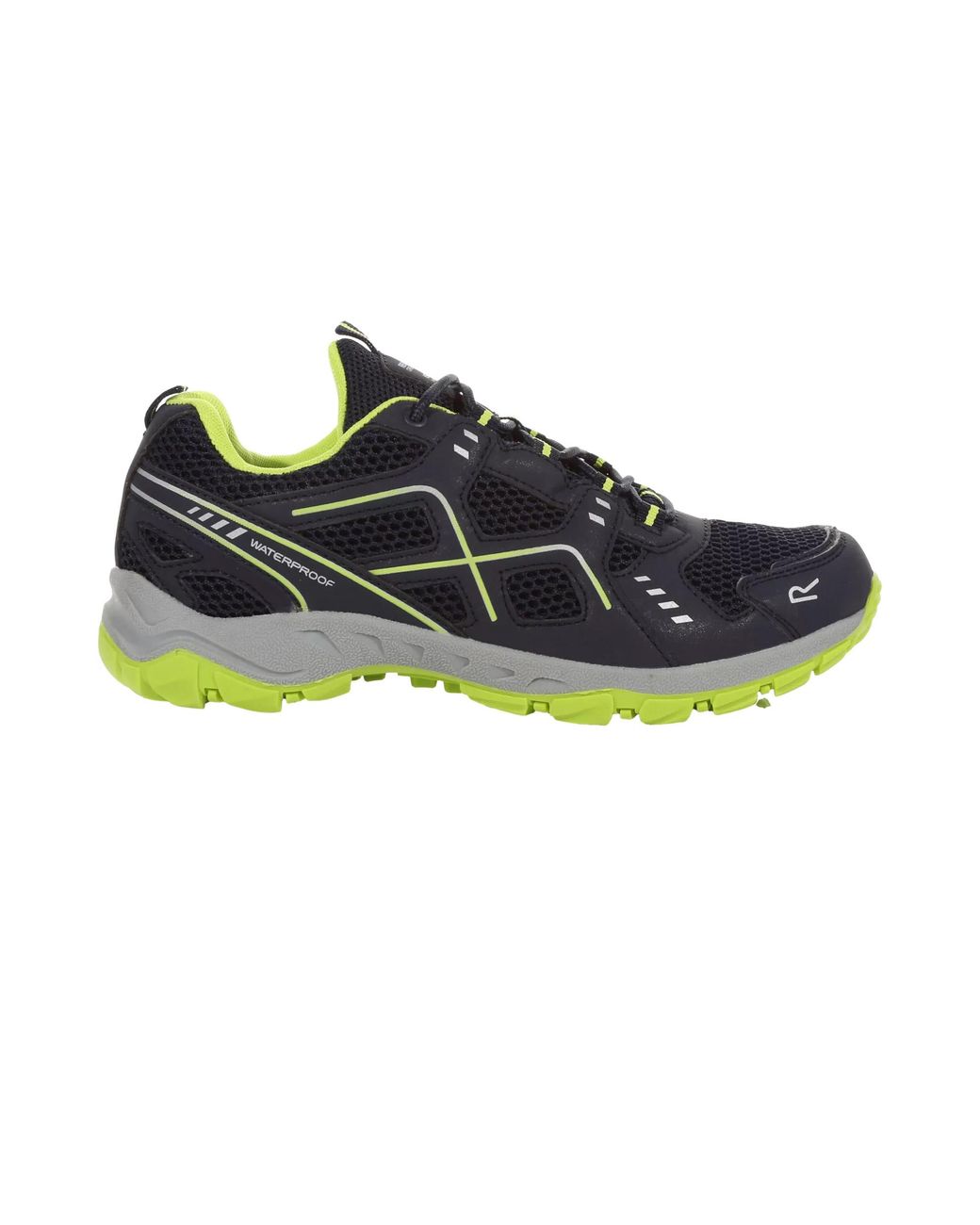 Regatta Blue Vendeavour Waterproof Walking Shoes /Lime Punch) for men
