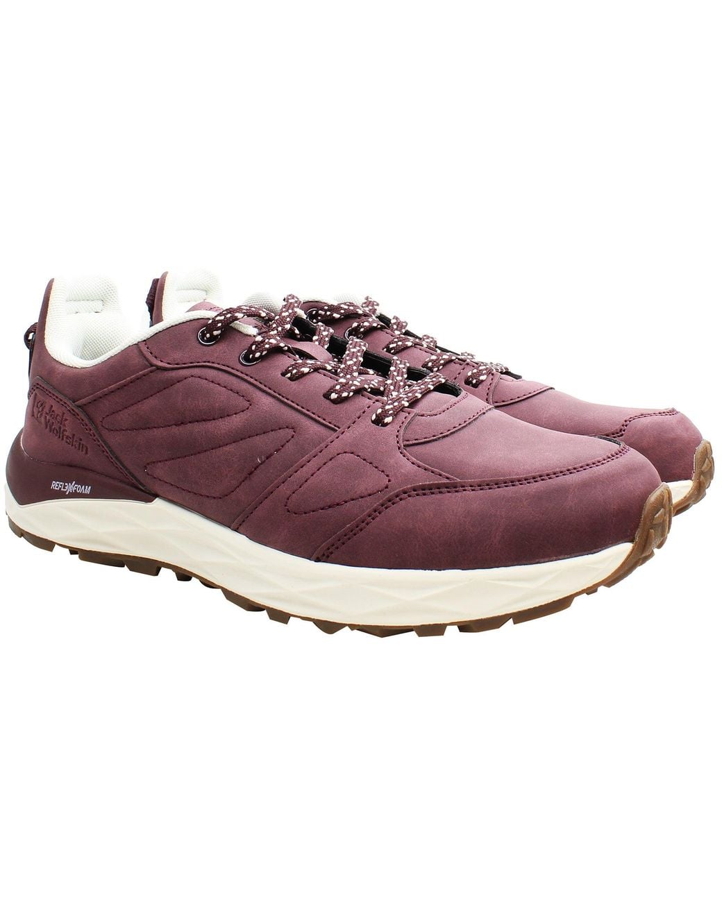 Jack Wolfskin Purple Portland Low Grape Walking Shoes
