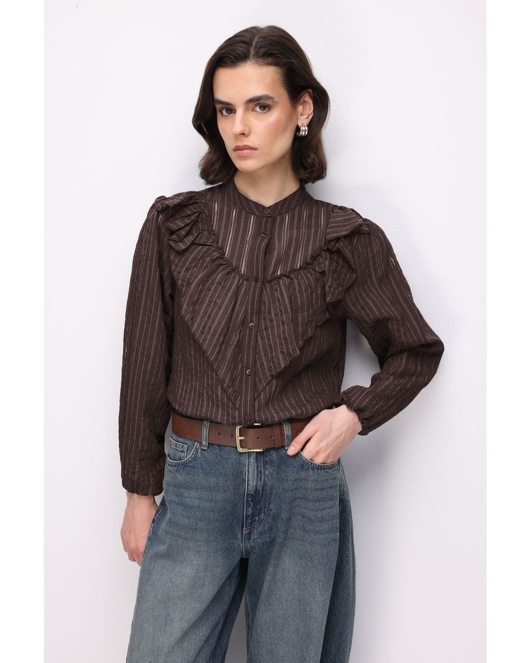 MixRay Gray Cotton Blend Shirt