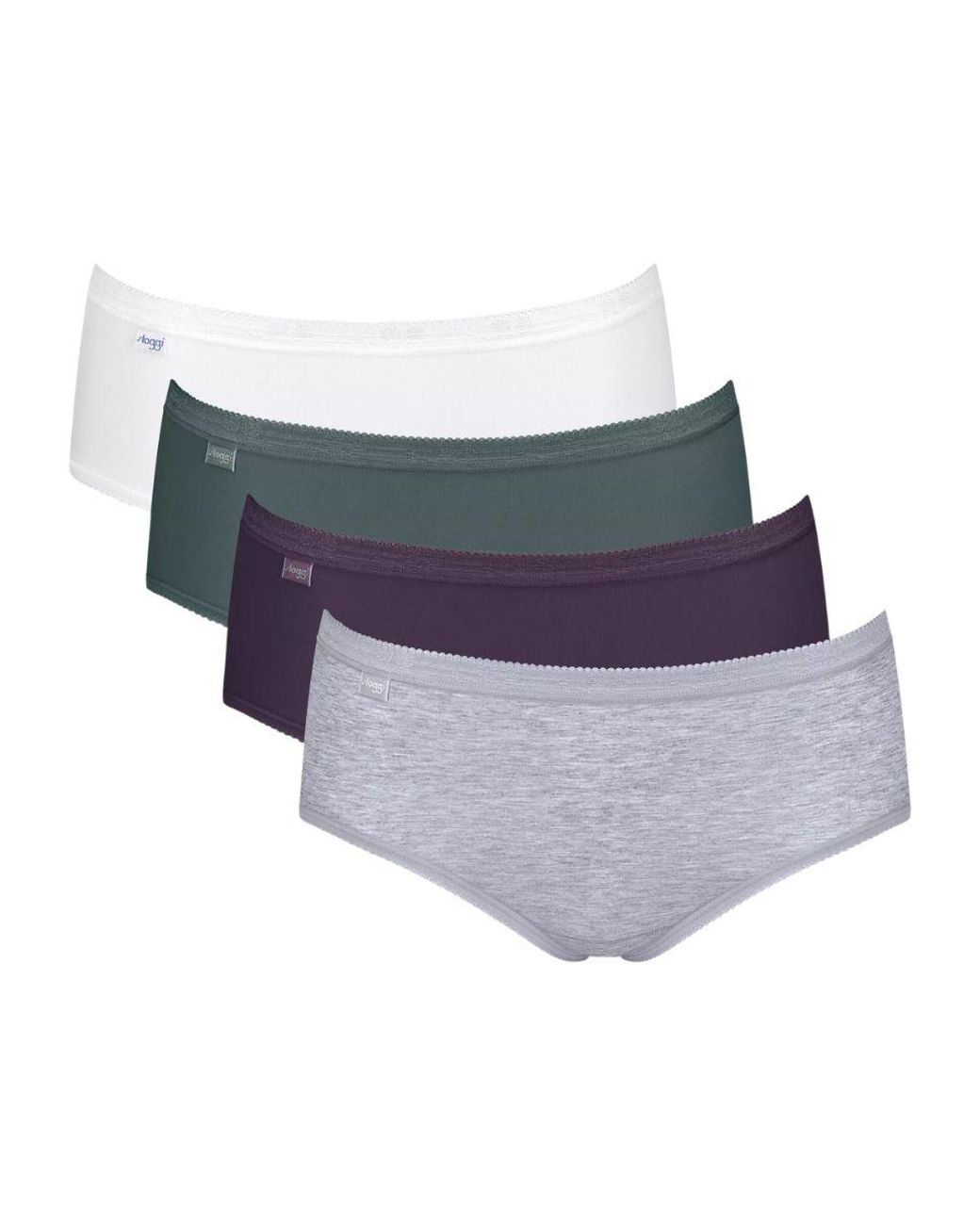 Sloggi Blue Basic+ Mid Briefs 4 Pack