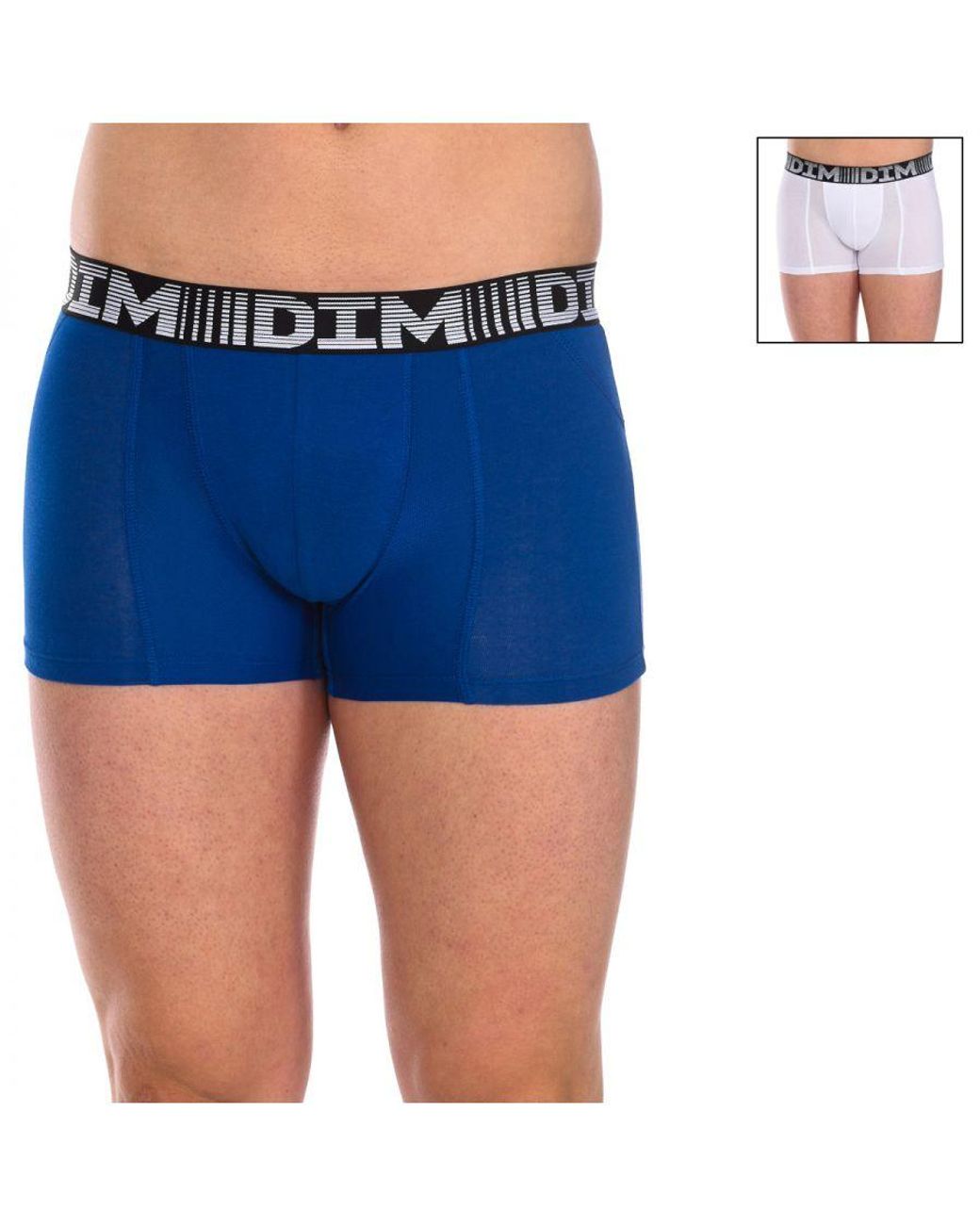 Dim Blue Pack-2 Boxers Coton 3D Flex Air Breathable Fabric D01N1 for men