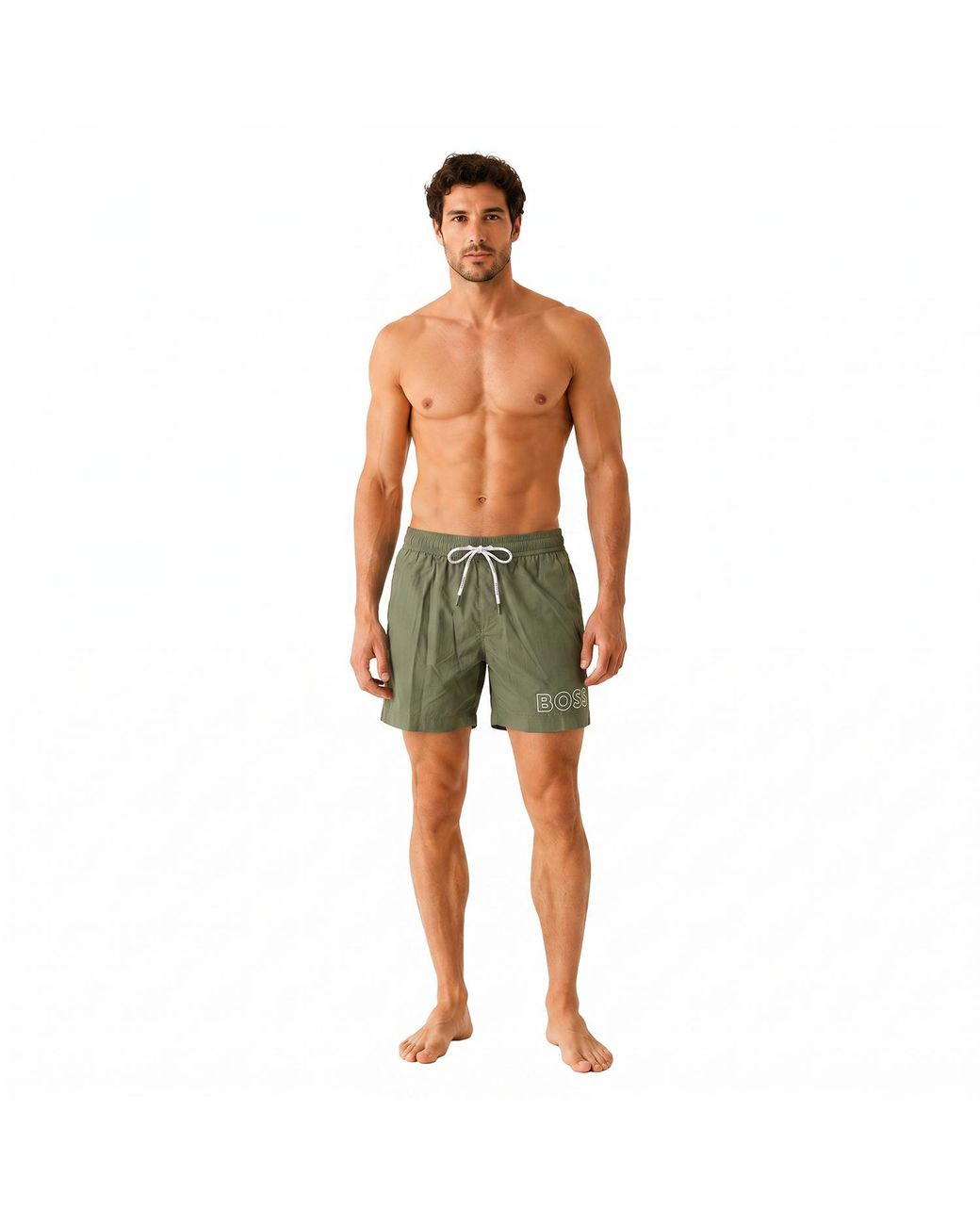 Boss Green Swim Trunks Short Style Mooneye 50469280 for men