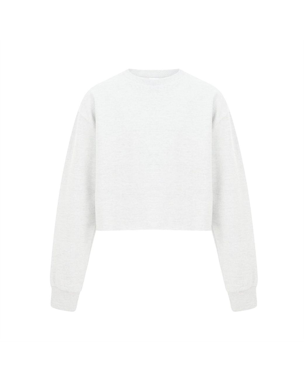 Miso White Cropped Sweatshirt