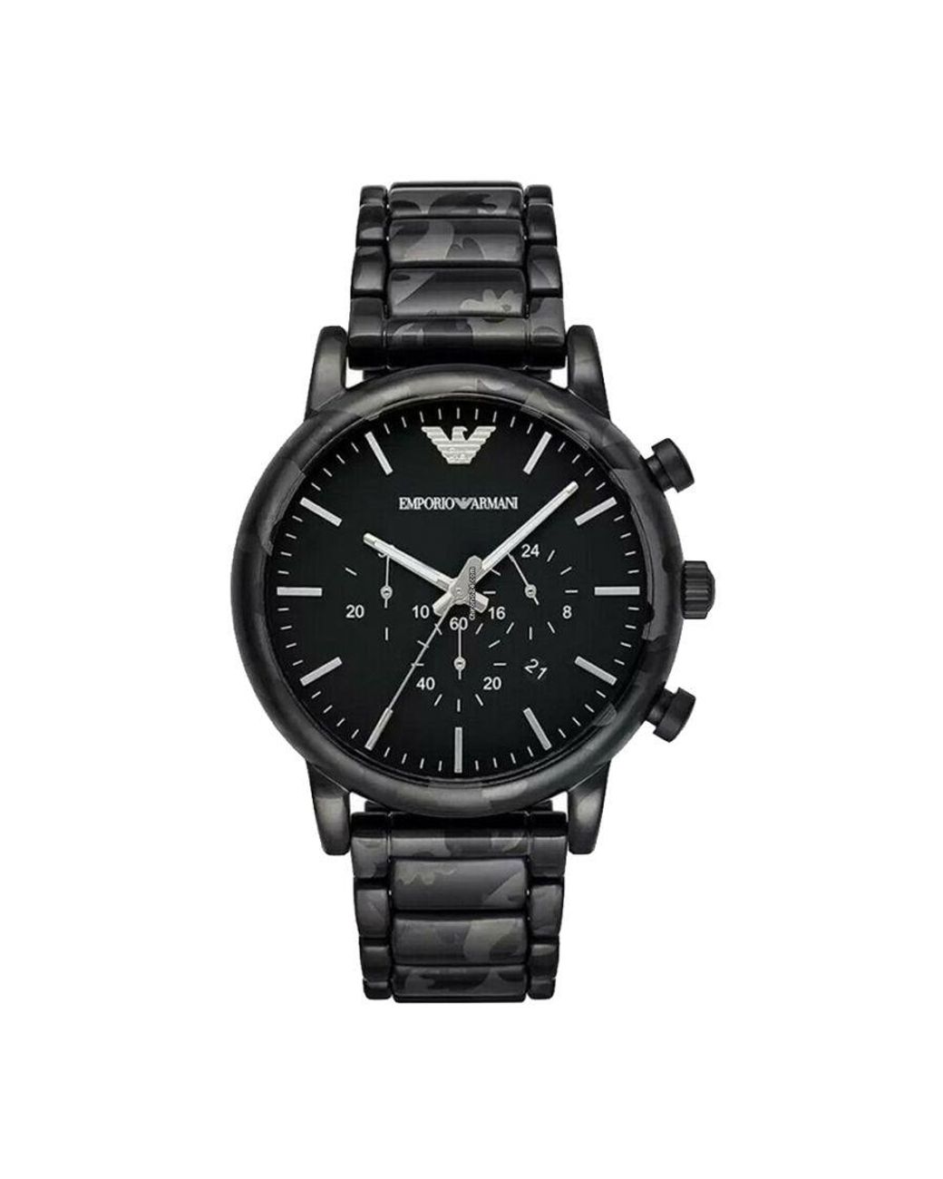 Emporio Armani Black Luigi Chronograph Watch Ar11045 for men