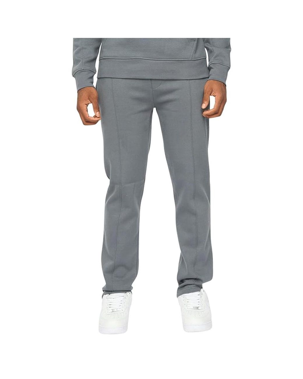 Duck and Cover Gray Chattamere Jogging Bottoms (Petrol) for men