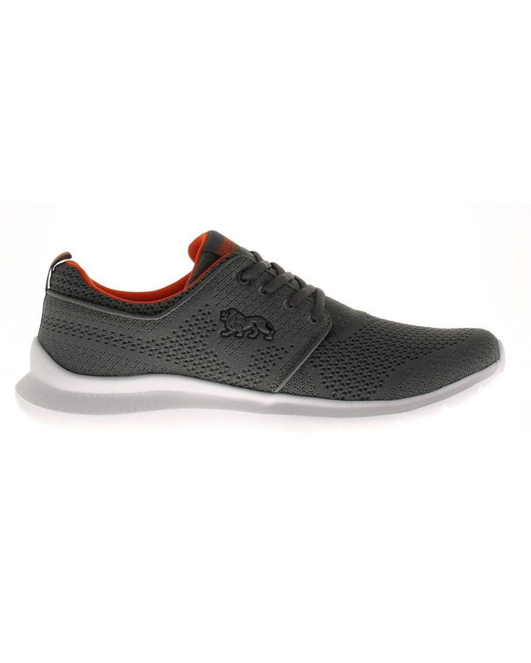 Lonsdale Black Trainers Durham Lace Up for men